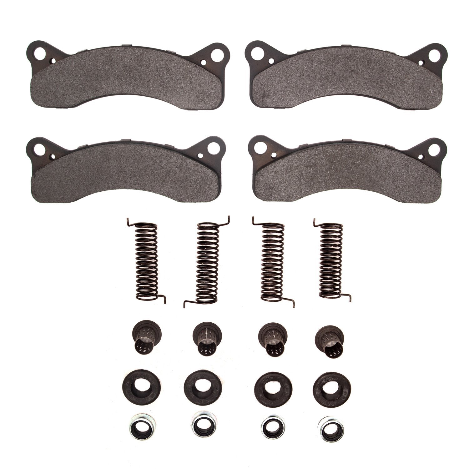 1311-0020-02 3000-Series Semi-Metallic Brake Pads & Hardware Kit, 1968-1971 Ford/Lincoln/Mercury/Mazda, Position: Front