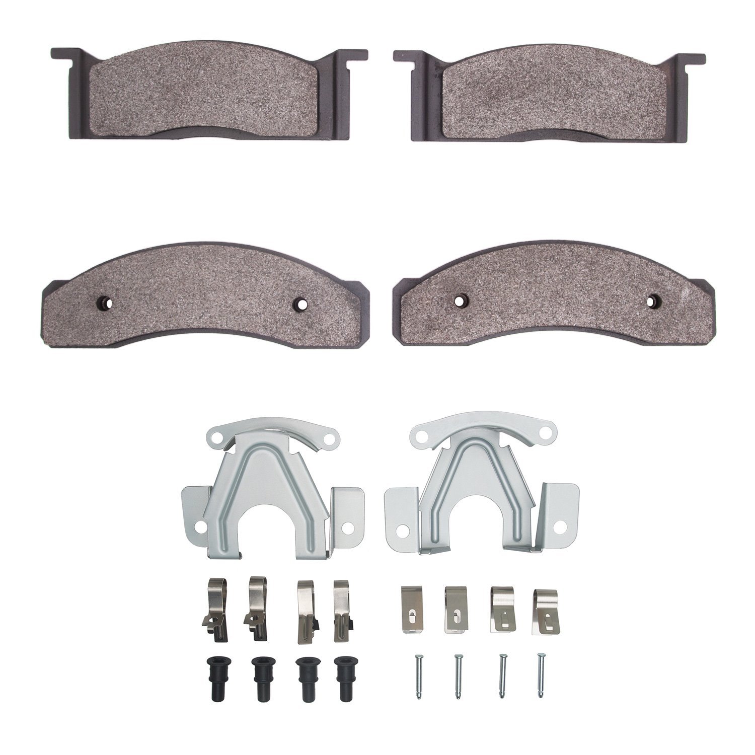 1311-0034-01 3000-Series Semi-Metallic Brake Pads & Hardware Kit, 1968-1973 Ford/Lincoln/Mercury/Mazda, Position: Front