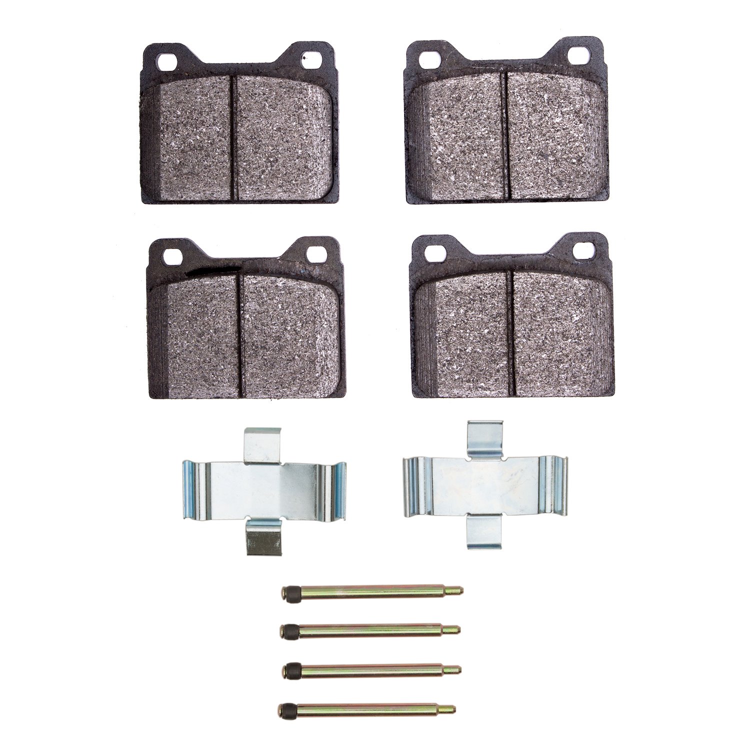 1311-0056-01 3000-Series Semi-Metallic Brake Pads & Hardware Kit, 1972-1975 Volvo, Position: Front