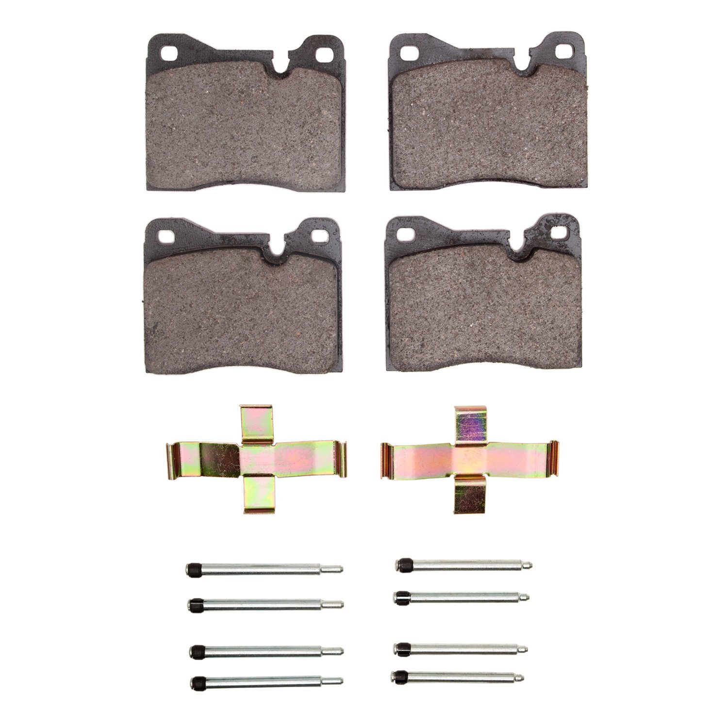 1311-0082-02 3000-Series Semi-Metallic Brake Pads & Hardware Kit, 1976-1976 BMW, Position: Front