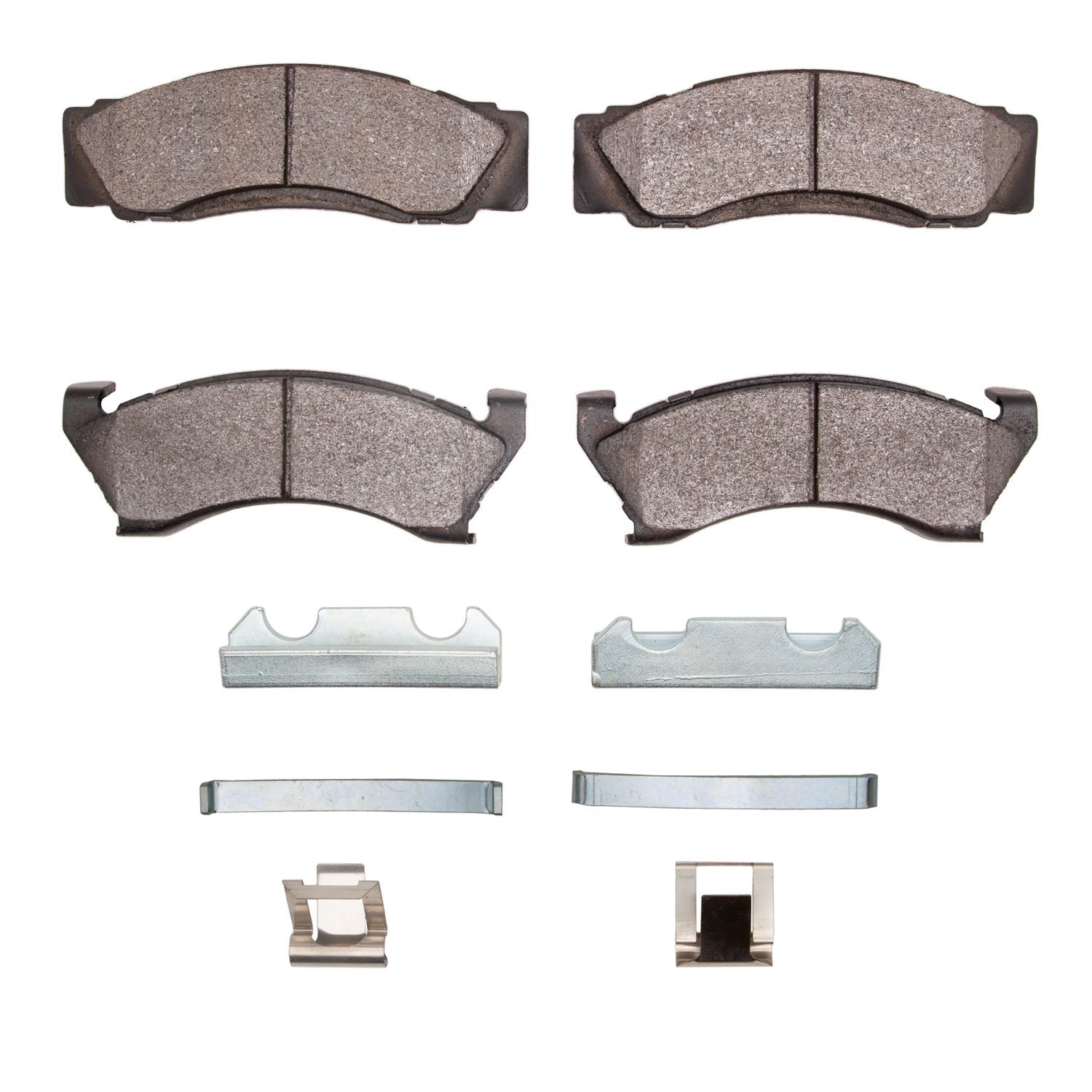 1311-0102-02 3000-Series Semi-Metallic Brake Pads & Hardware Kit, 1975-1980 Ford/Lincoln/Mercury/Mazda, Position: Rear