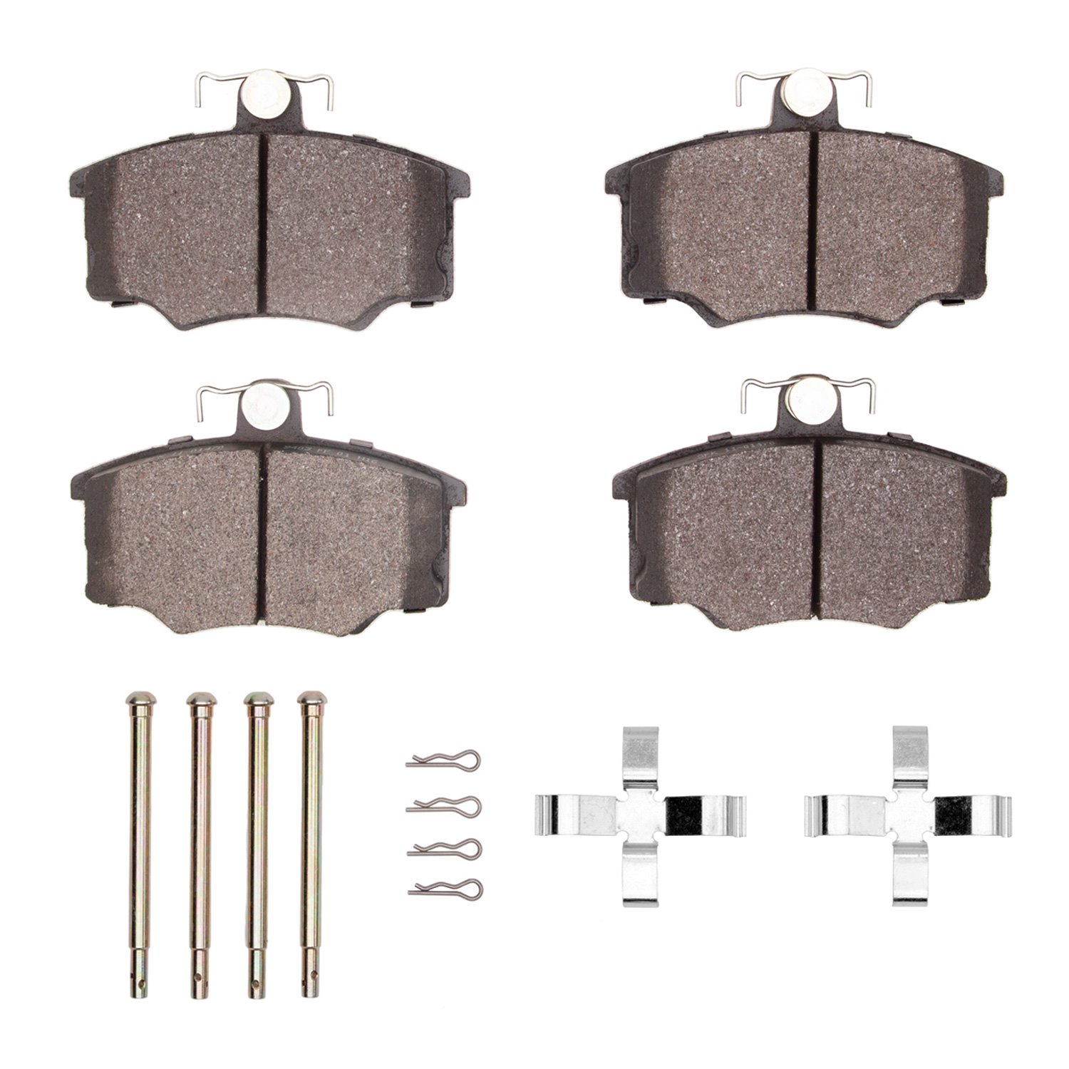 1311-0147-01 3000-Series Semi-Metallic Brake Pads & Hardware Kit, 1977-1977 Audi/Volkswagen, Position: Front