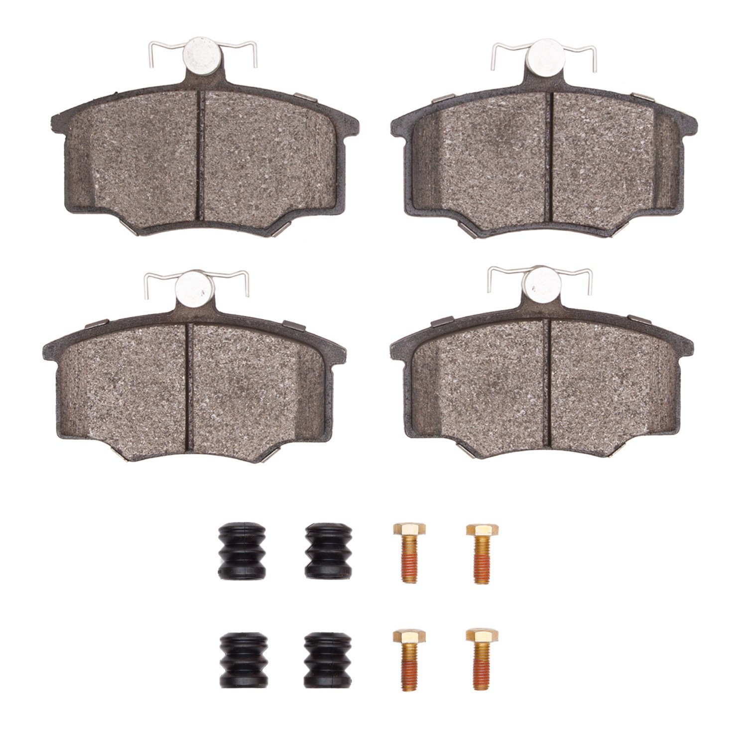 1311-0147-11 3000-Series Semi-Metallic Brake Pads & Hardware Kit, 1982-1983 Audi/Volkswagen, Position: Front