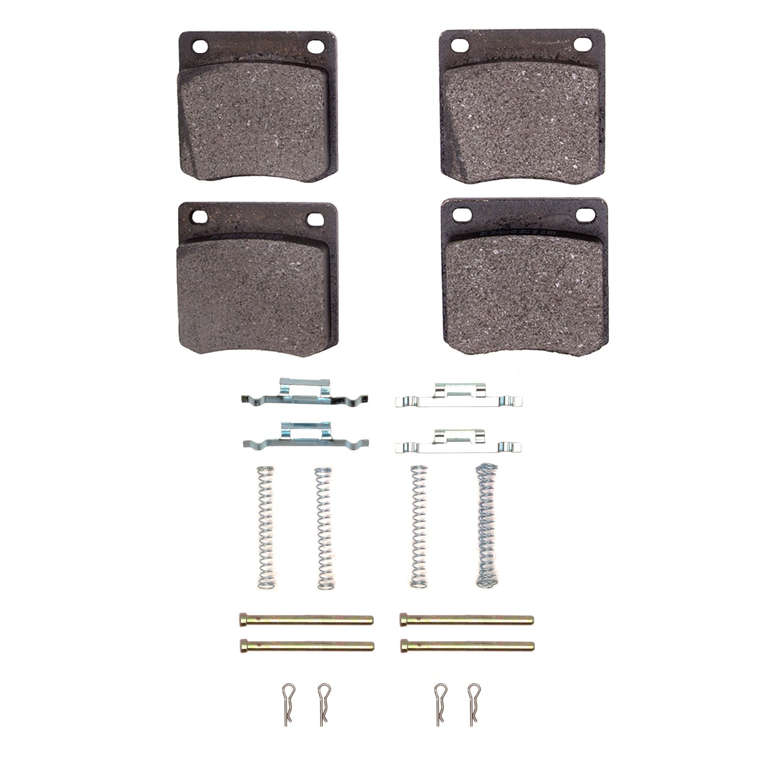 1311-0213-01 3000-Series Semi-Metallic Brake Pads & Hardware Kit, 1979-1981 Infiniti/Nissan, Position: Rear