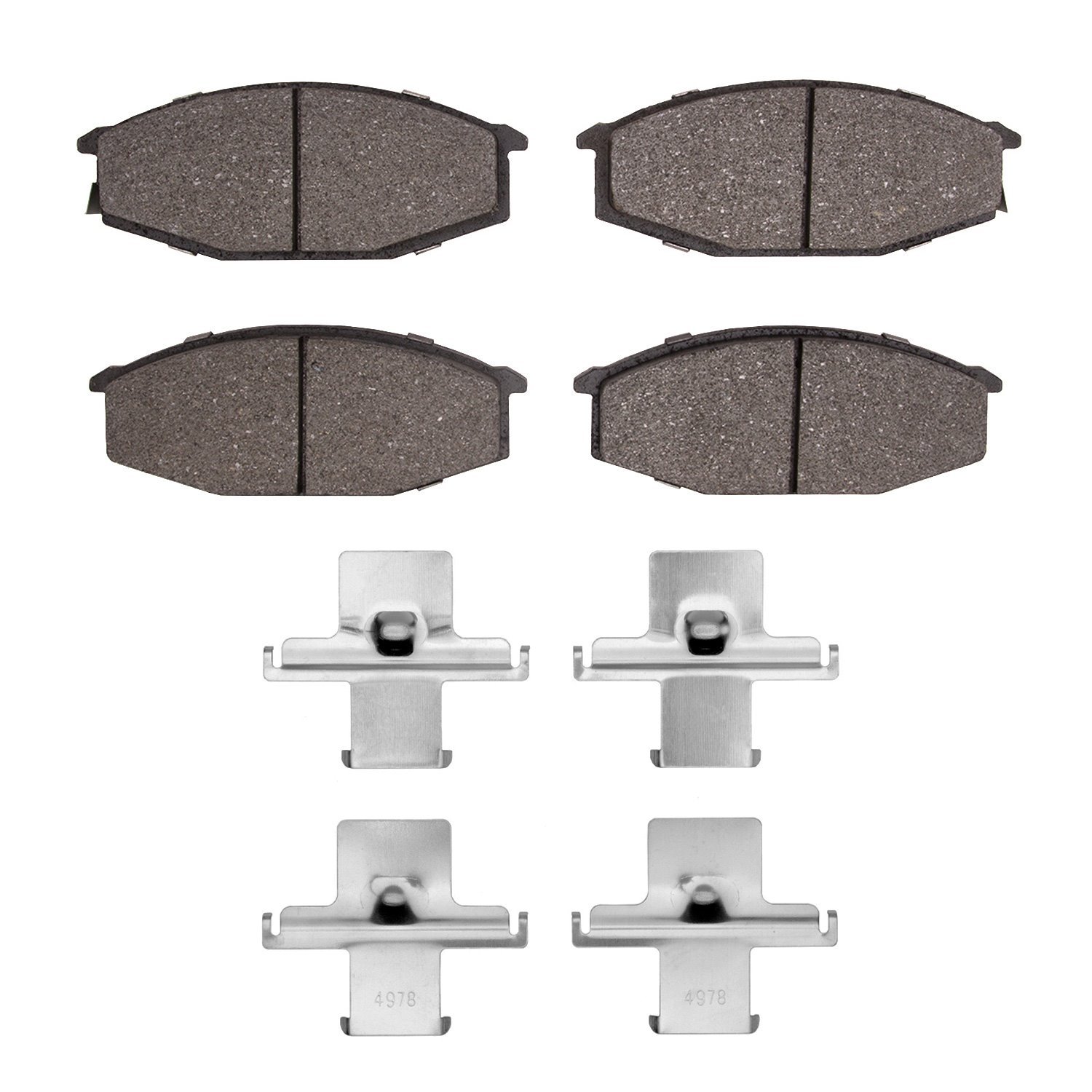 1311-0229-01 3000-Series Semi-Metallic Brake Pads & Hardware Kit, 1979-1983 Infiniti/Nissan, Position: Front