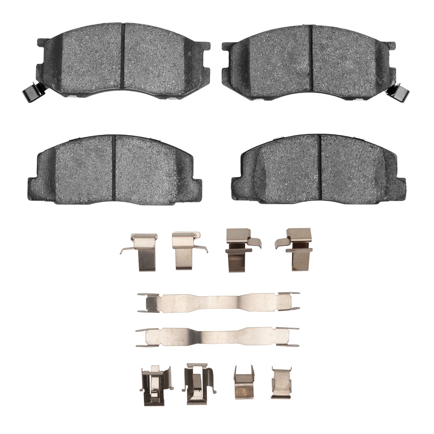 1311-0263-01 3000-Series Semi-Metallic Brake Pads & Hardware Kit, 1984-1989 Lexus/Toyota/Scion, Position: Front