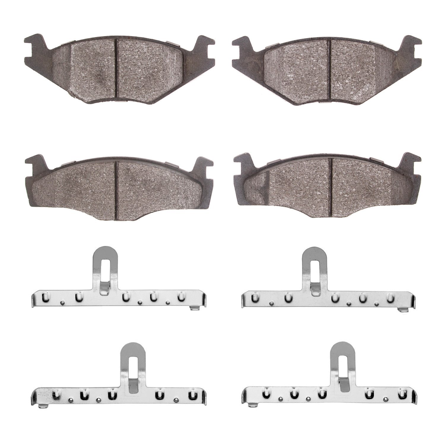 1311-0280-01 3000-Series Semi-Metallic Brake Pads & Hardware Kit, 1984-1992 Audi/Volkswagen, Position: Front