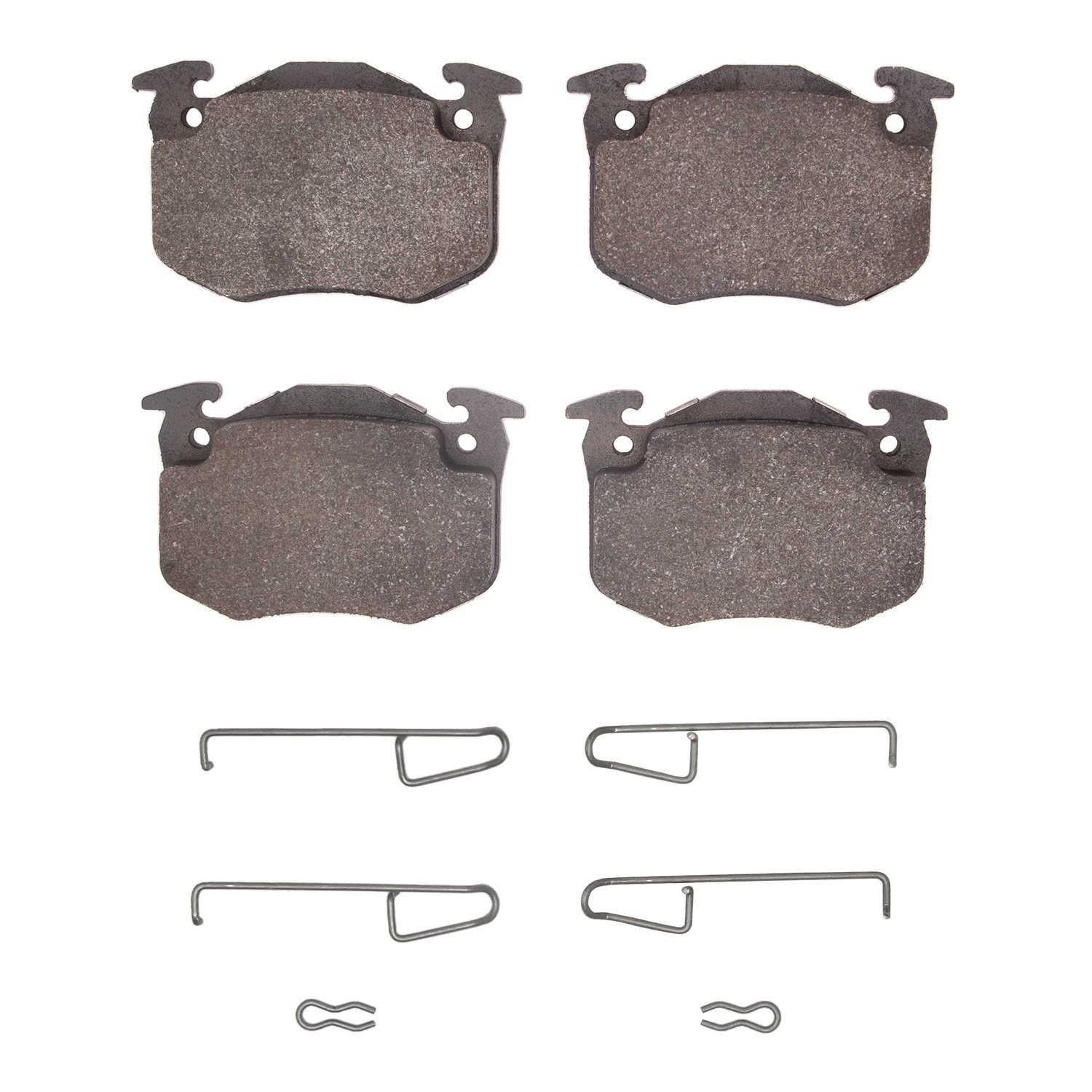 1311-0453-01 3000-Series Semi-Metallic Brake Pads & Hardware Kit, 1977-1989 Peugeot, Position: Front