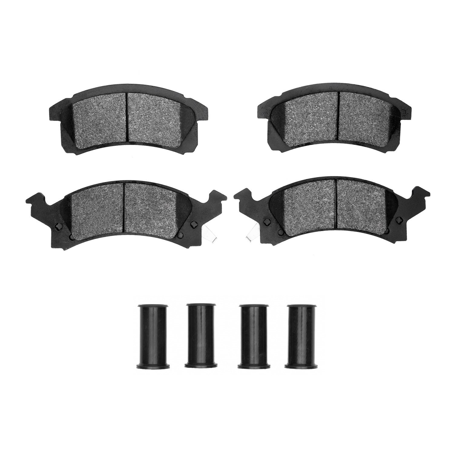 1311-0506-01 3000-Series Semi-Metallic Brake Pads & Hardware Kit, 1990-2005 GM, Position: Front