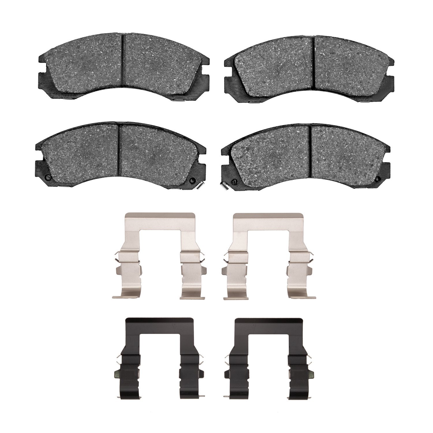 1311-0530-01 3000-Series Semi-Metallic Brake Pads & Hardware Kit, Fits Select Multiple Makes/Models, Position: Front