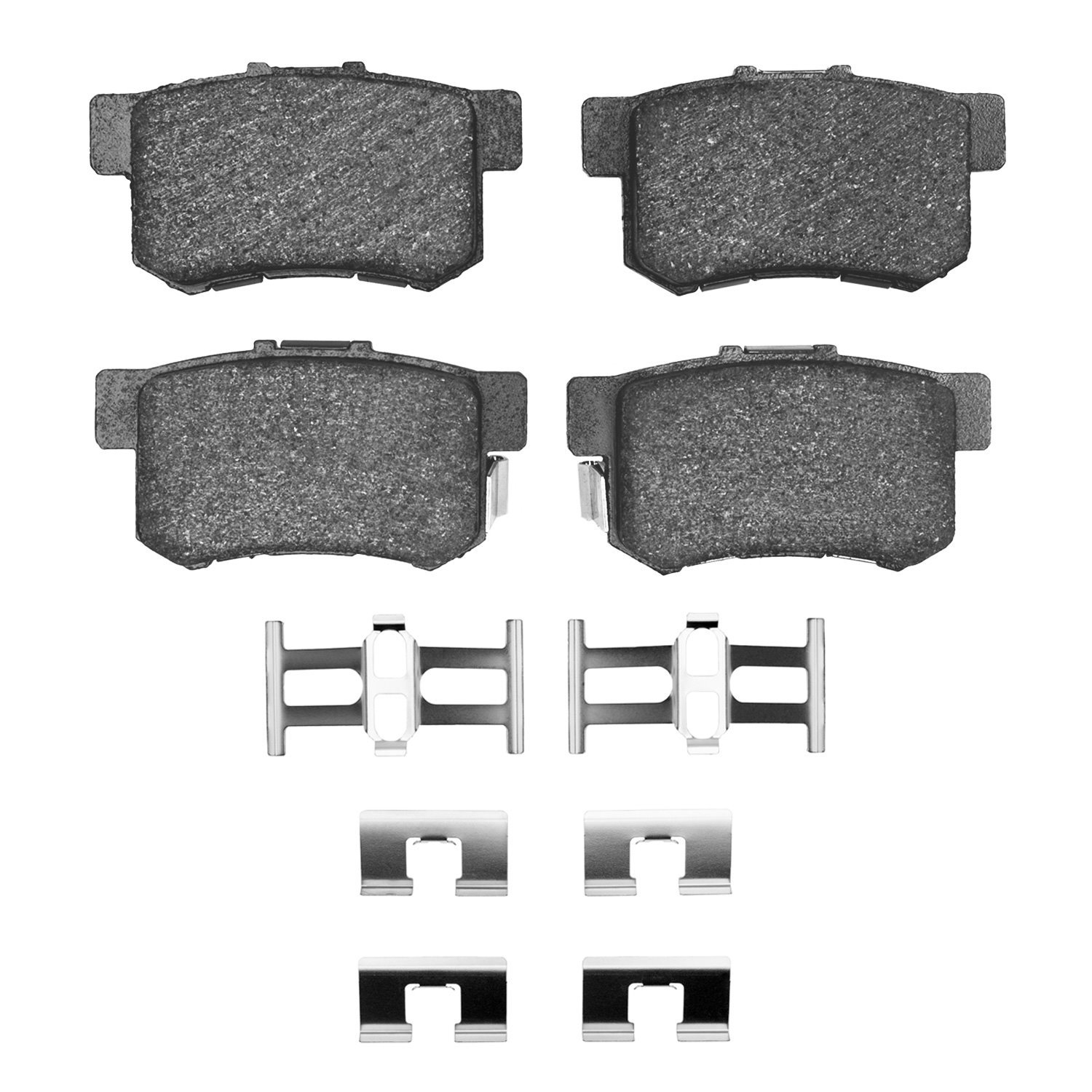 1311-0536-01 3000-Series Semi-Metallic Brake Pads & Hardware Kit, 1991-2012 Multiple Makes/Models, Position: Rear