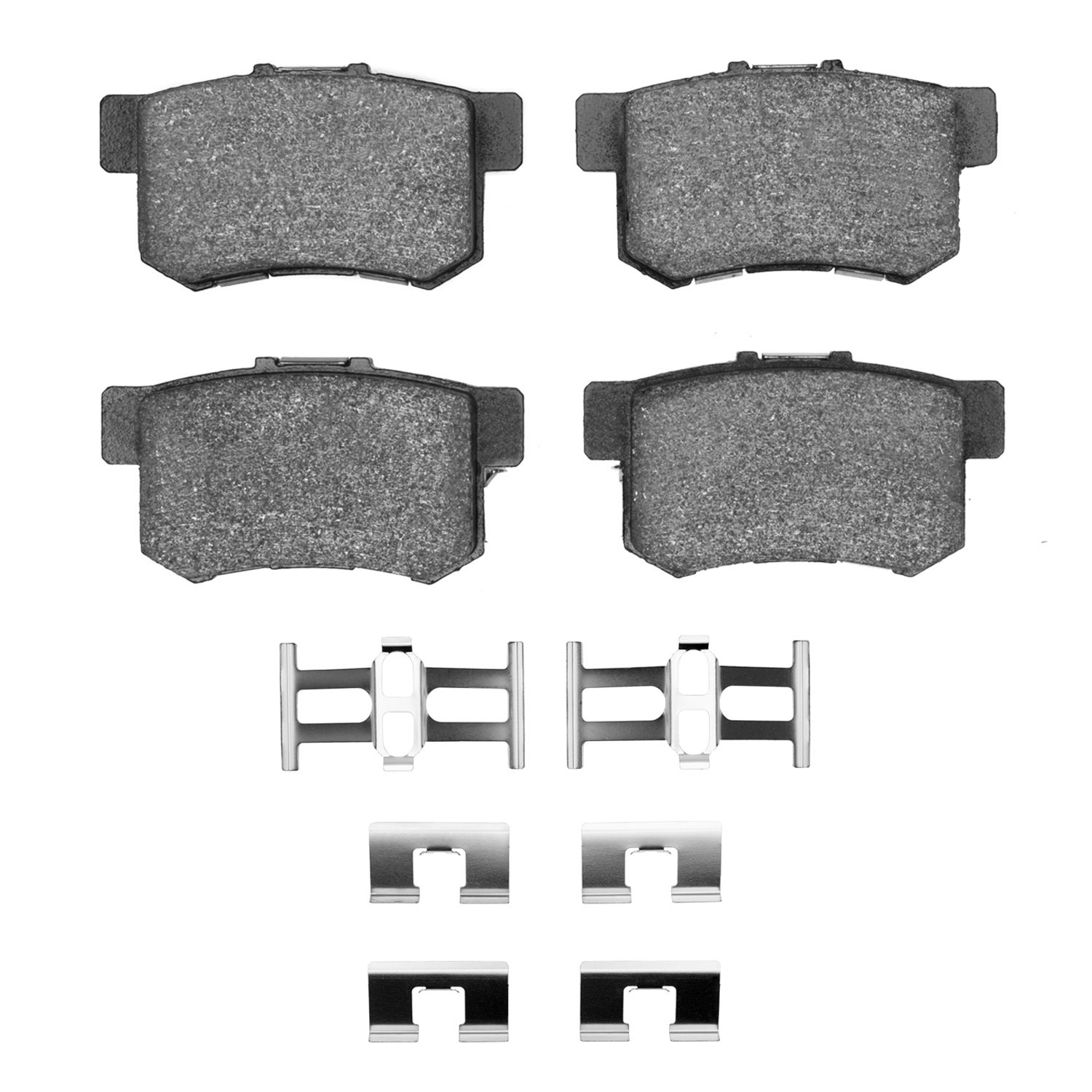 1311-0537-01 3000-Series Semi-Metallic Brake Pads & Hardware Kit, Fits Select Multiple Makes/Models, Position: Rear