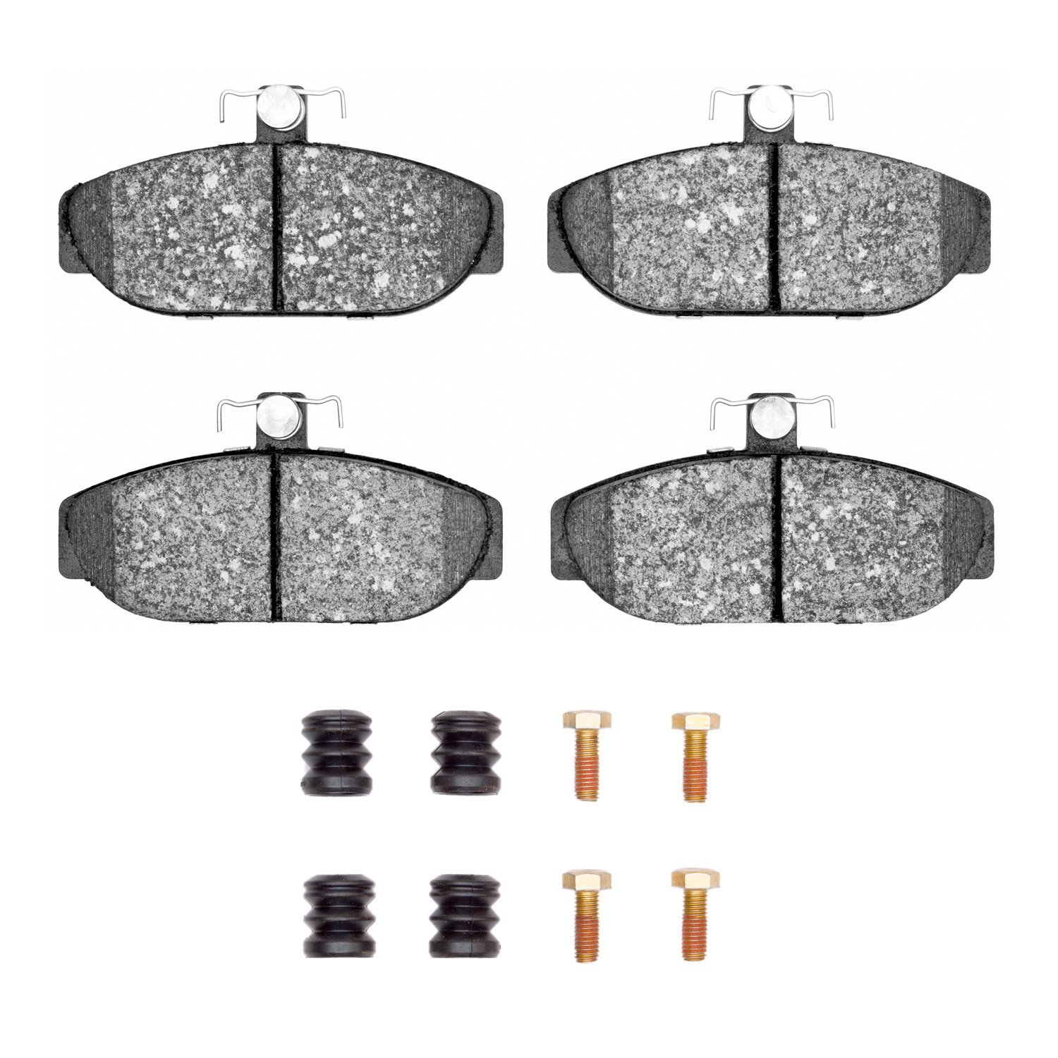 1311-0565-01 3000-Series Semi-Metallic Brake Pads & Hardware Kit, 1982-1992 Volvo, Position: Front