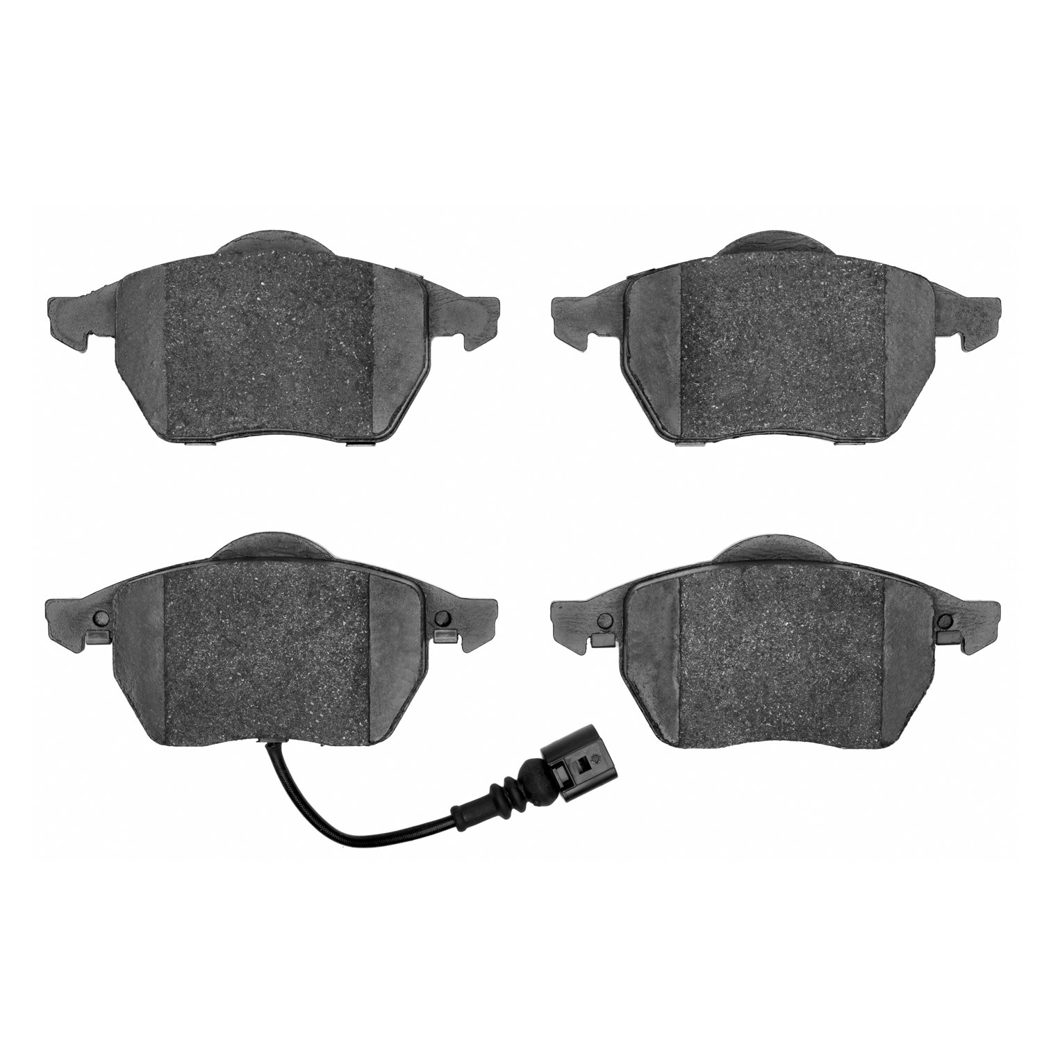 1311-0687-10 3000-Series Semi-Metallic Brake Pads, 1999-2010 Audi/Volkswagen, Position: Front