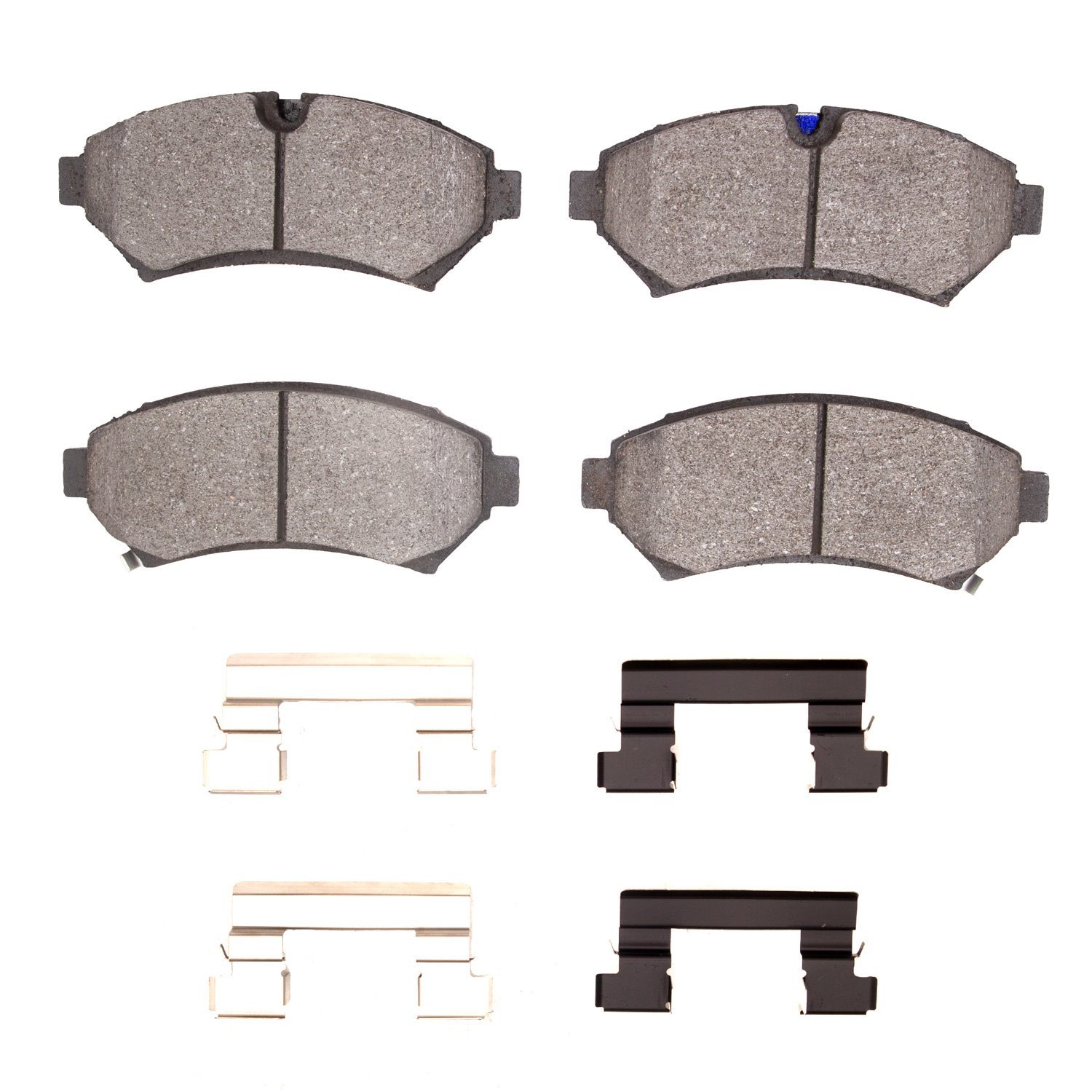 1311-0753-01 3000-Series Semi-Metallic Brake Pads & Hardware Kit, 1998-2003 GM, Position: Front