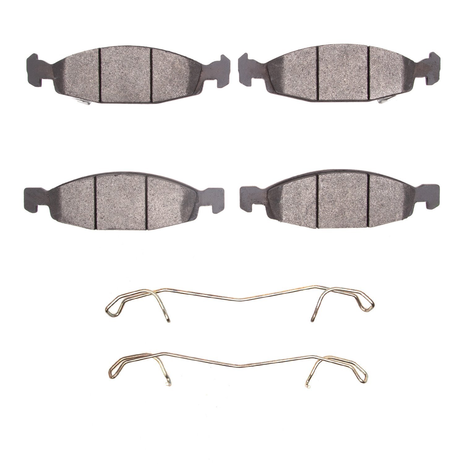 1311-0790-01 3000-Series Semi-Metallic Brake Pads & Hardware Kit, 1999-2002 Mopar, Position: Front