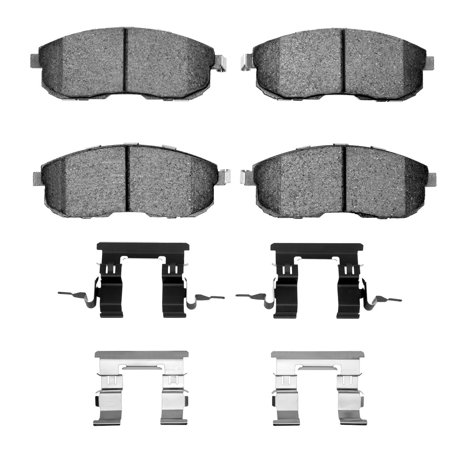 1311-0815-01 3000-Series Semi-Metallic Brake Pads & Hardware Kit, 2003-2012 Infiniti/Nissan, Position: Front