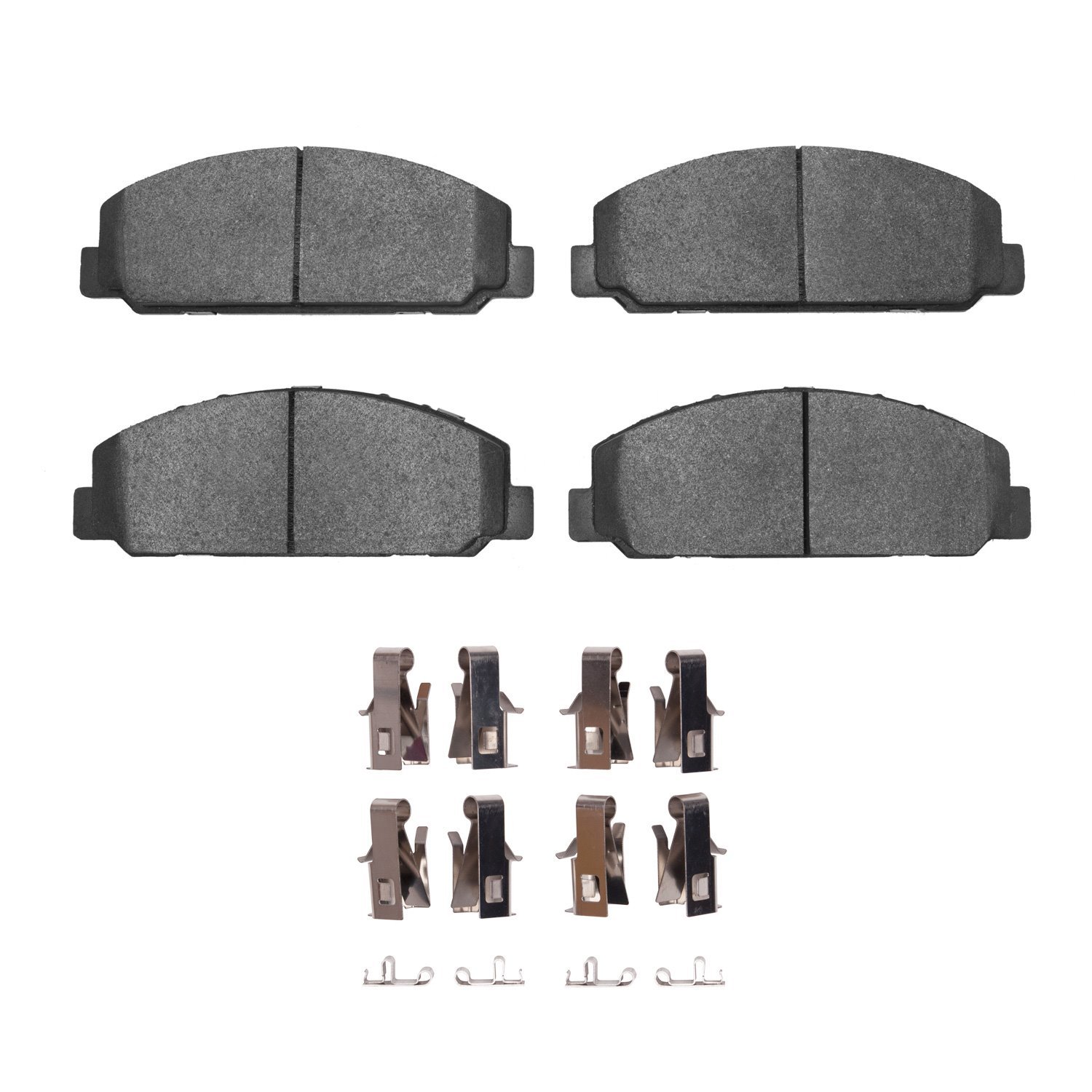 1311-0827-01 3000-Series Semi-Metallic Brake Pads & Hardware Kit, Fits Select GM, Position: Fr,Front,Rr