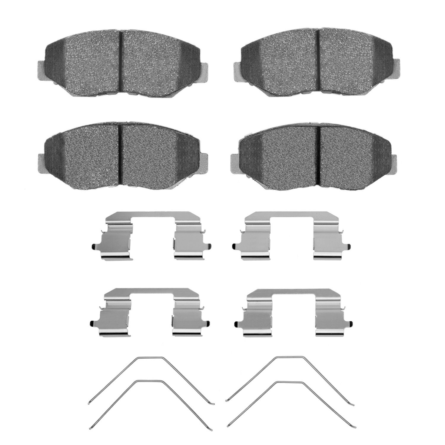 1311-0914-01 3000-Series Semi-Metallic Brake Pads & Hardware Kit, 2002-2021 Acura/Honda, Position: Front