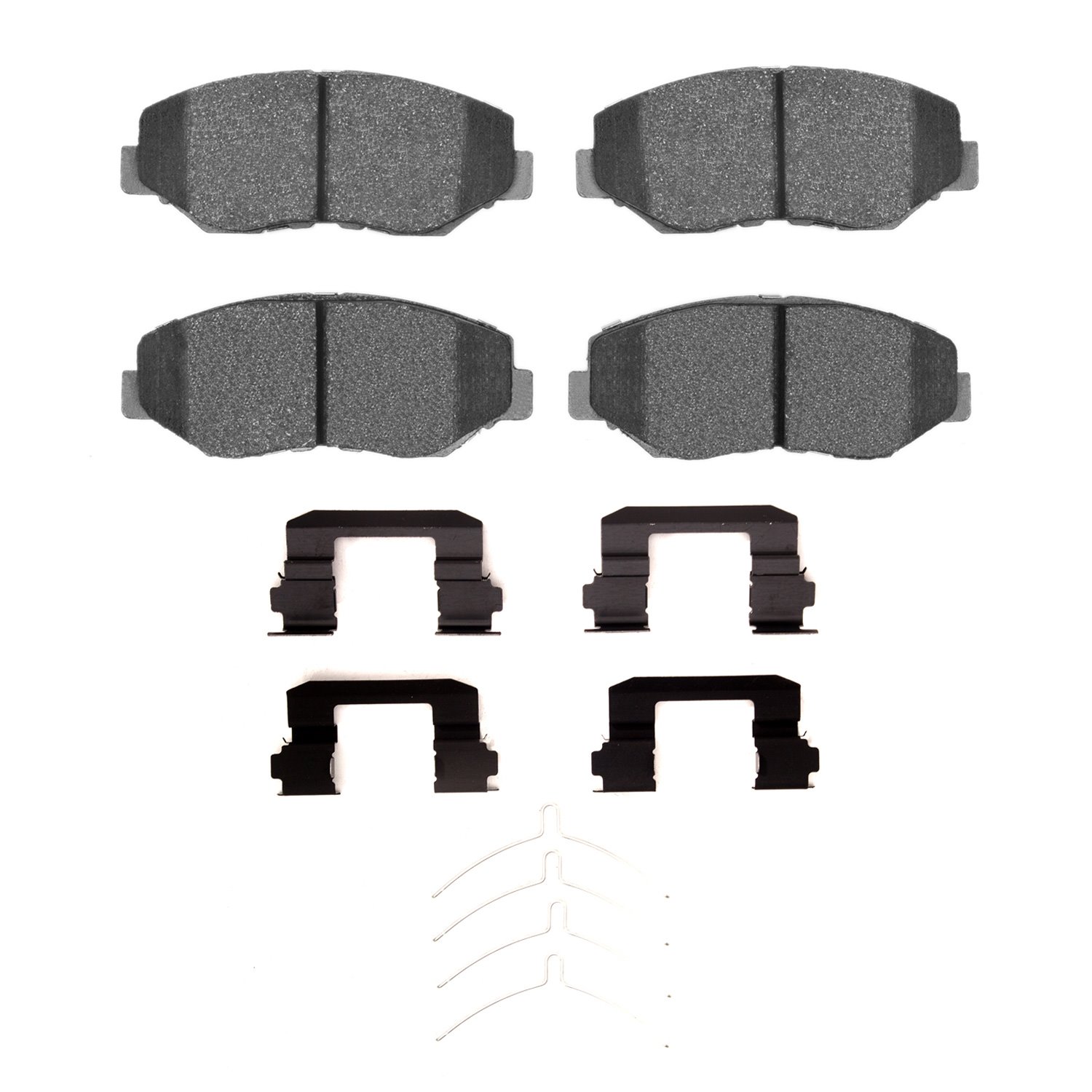 1311-0914-02 3000-Series Semi-Metallic Brake Pads & Hardware Kit, 2003-2008 Acura/Honda, Position: Front