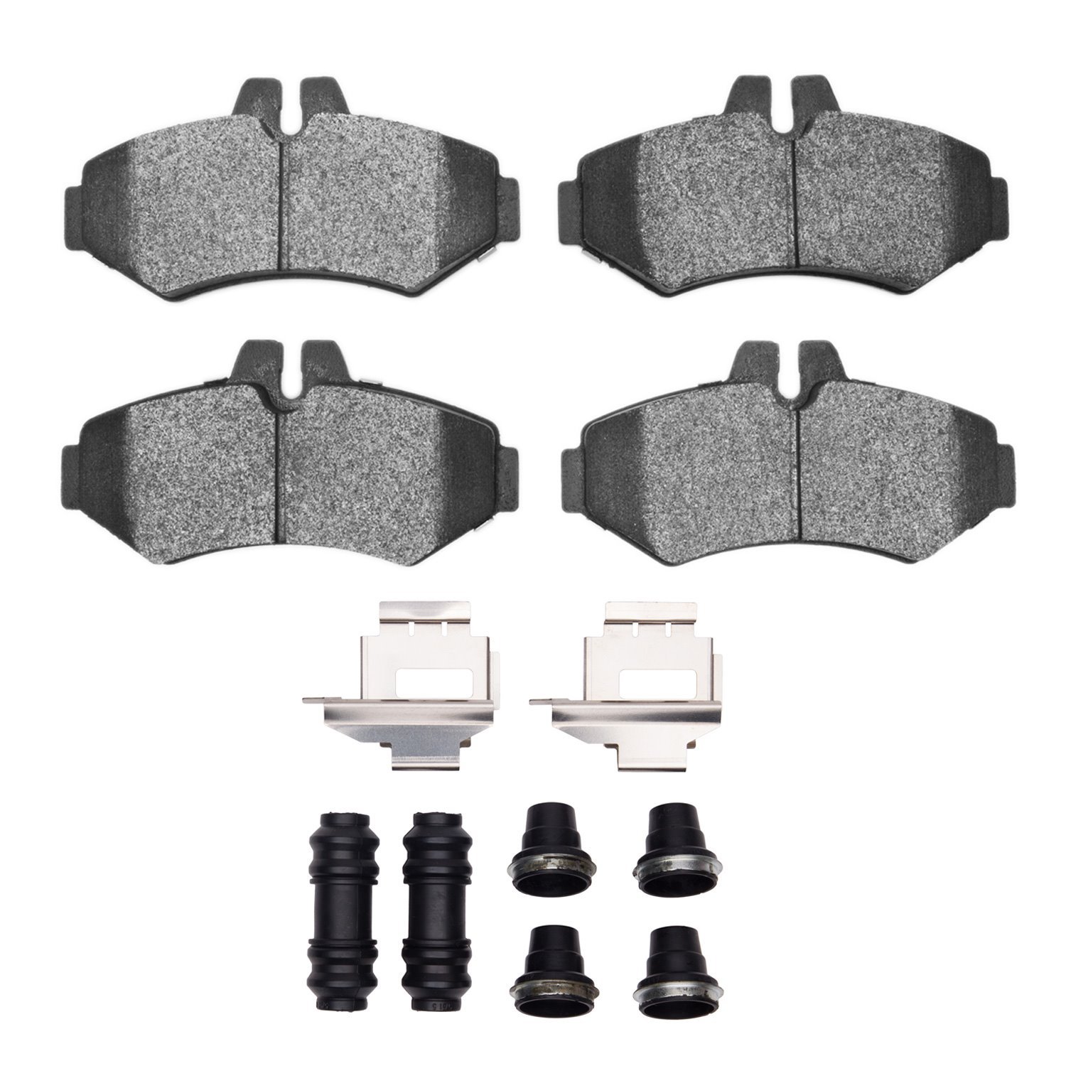 1311-0928-01 3000-Series Semi-Metallic Brake Pads & Hardware Kit, 2002-2018 Multiple Makes/Models, Position: Rr,Rear