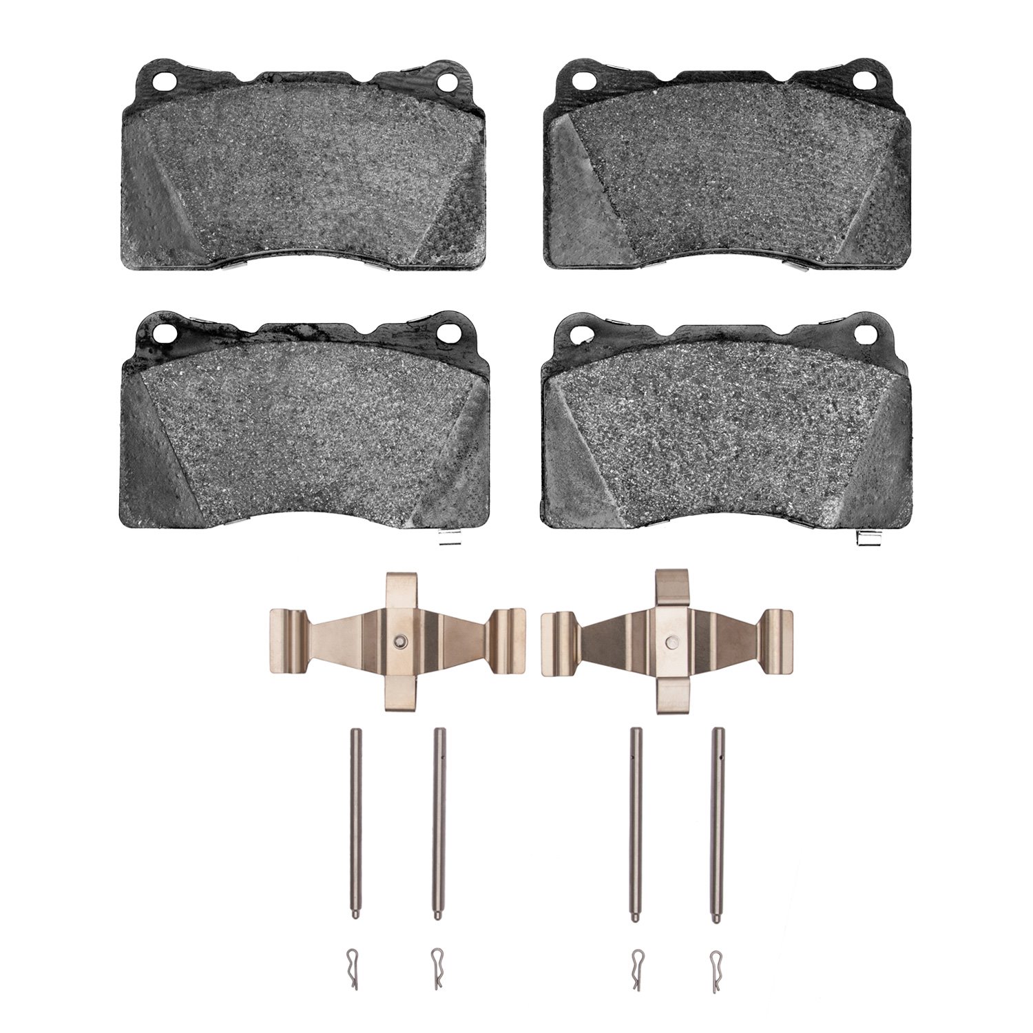 1311-1001-01 3000-Series Semi-Metallic Brake Pads & Hardware Kit, 2003-2020 Multiple Makes/Models, Position: Front