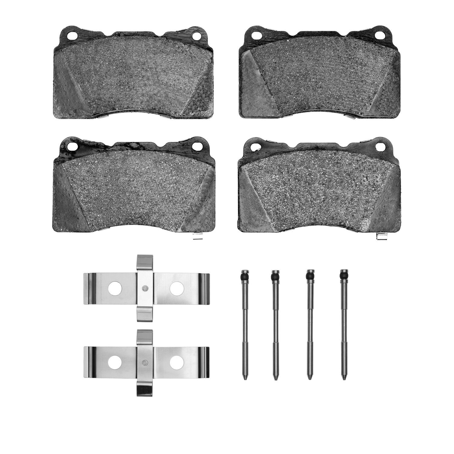 1311-1001-02 3000-Series Semi-Metallic Brake Pads & Hardware Kit, 2005-2006 Ford/Lincoln/Mercury/Mazda, Position: Front