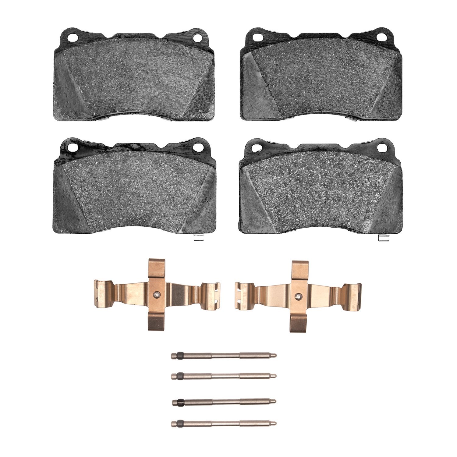 1311-1001-03 3000-Series Semi-Metallic Brake Pads & Hardware Kit, 2013-2020 GM, Position: Front