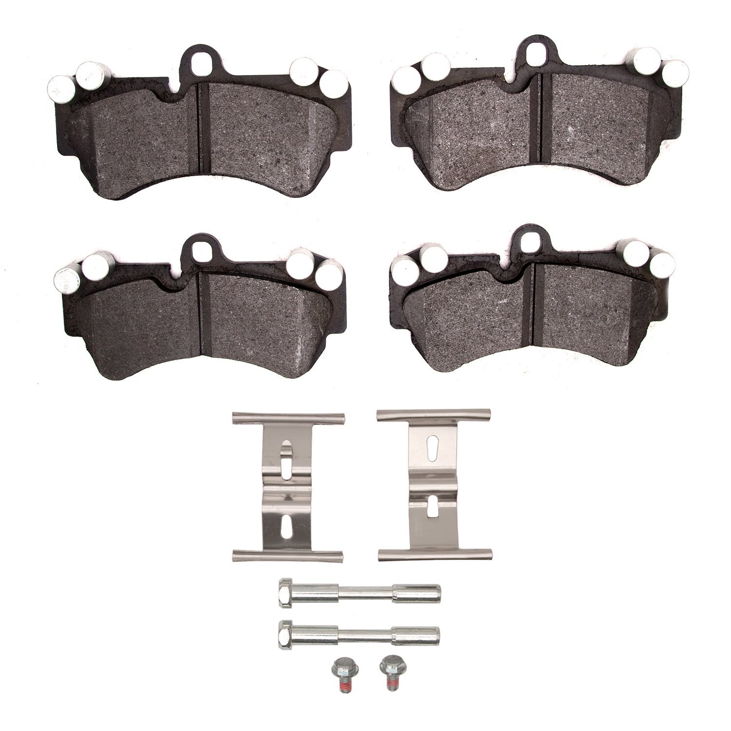 1311-1007-01 3000-Series Semi-Metallic Brake Pads & Hardware Kit, 2003-2018 Multiple Makes/Models, Position: Front