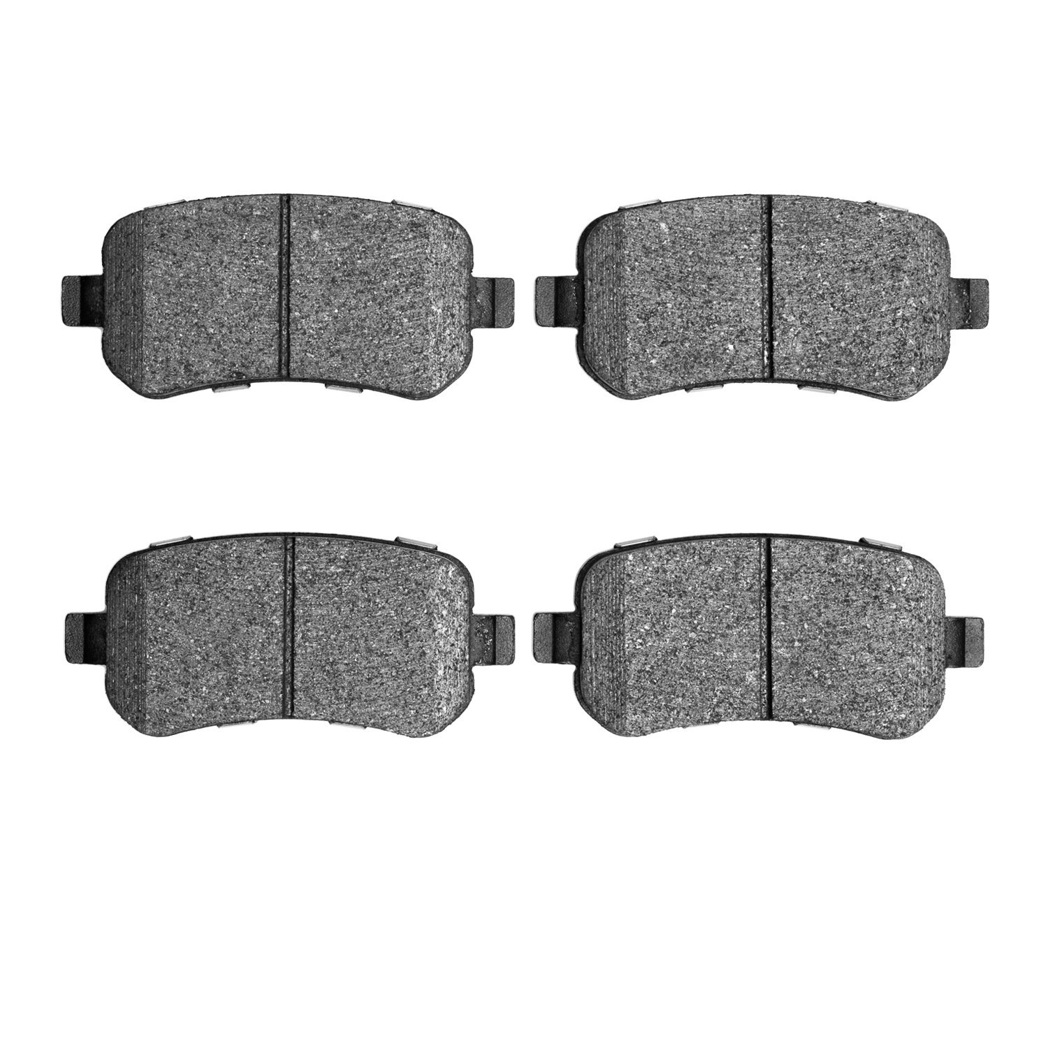 1311-1021-00 3000-Series Semi-Metallic Brake Pads, 2004-2012 Multiple Makes/Models, Position: Rear