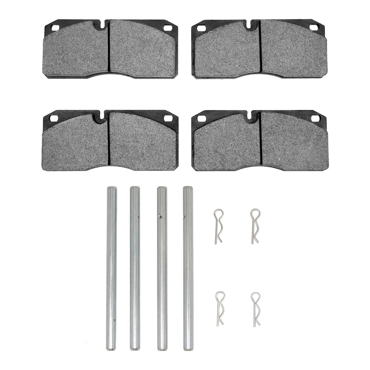 1311-1027-01 3000-Series Semi-Metallic Brake Pads & Hardware Kit, 1987-2012 Multiple Makes/Models, Position: Fr,Fr & Rr,Rr