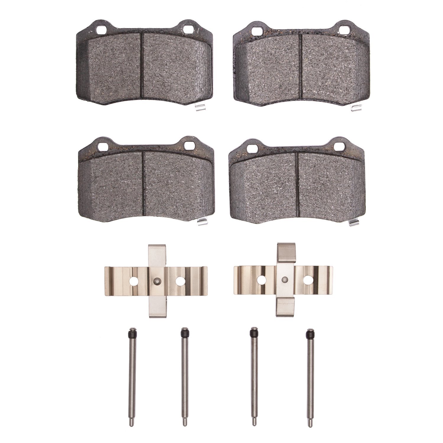 1311-1053-01 3000-Series Semi-Metallic Brake Pads & Hardware Kit, Fits Select Multiple Makes/Models, Position: Rear