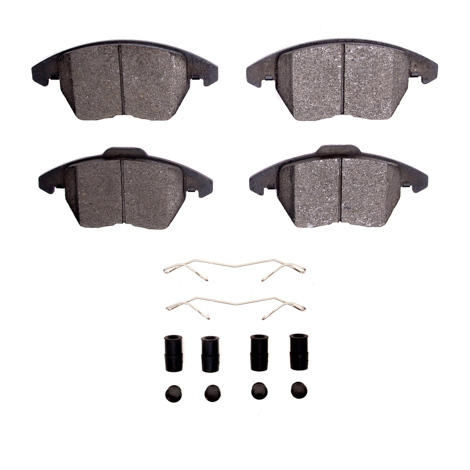 1311-1107-01 3000-Series Semi-Metallic Brake Pads & Hardware Kit, 2005-2018 Audi/Volkswagen, Position: Front