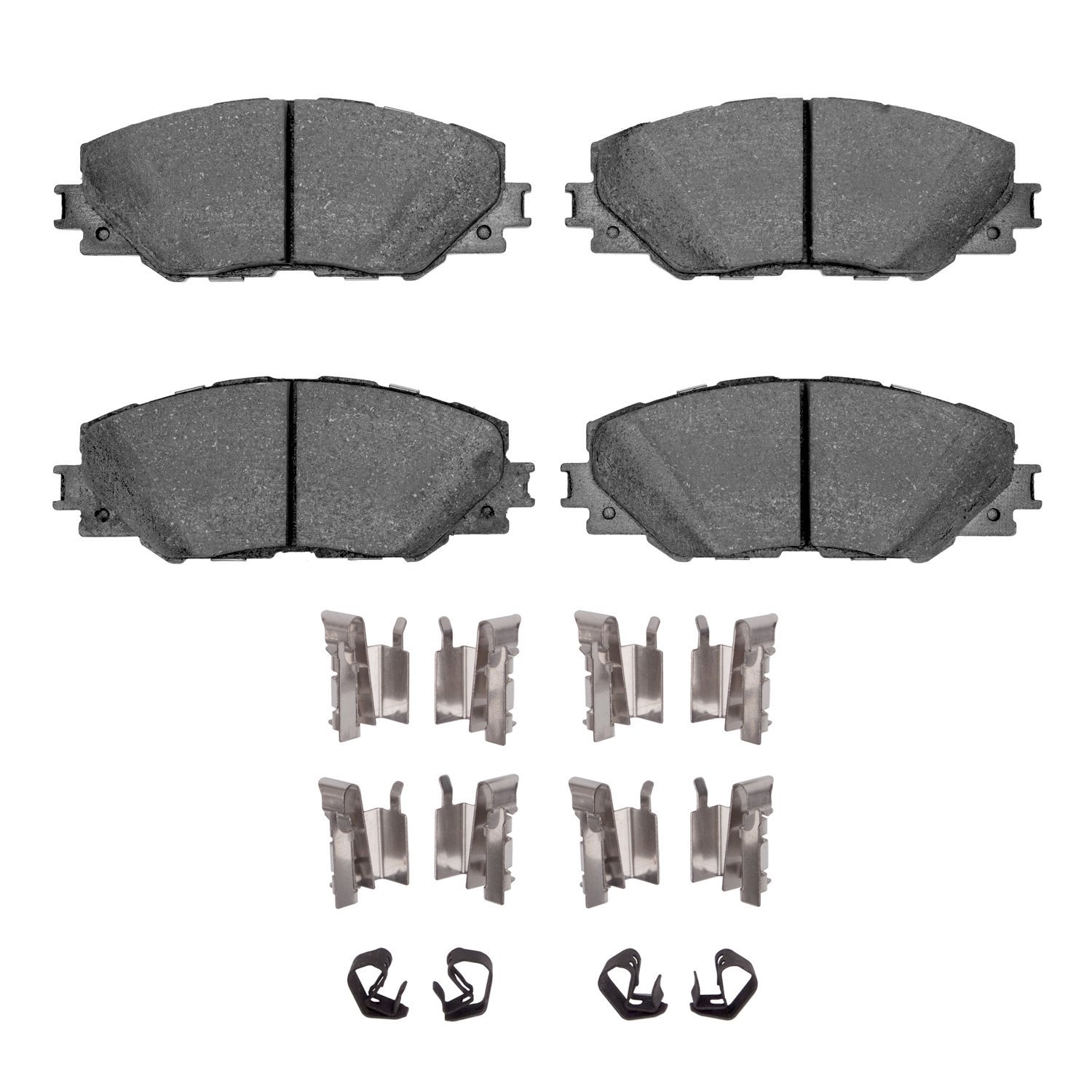 1311-1211-01 3000-Series Semi-Metallic Brake Pads & Hardware Kit, 2006-2020 Multiple Makes/Models, Position: Front