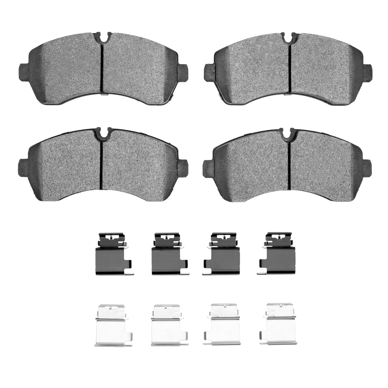 1311-1268-02 3000-Series Semi-Metallic Brake Pads & Hardware Kit, Fits Select Multiple Makes/Models, Position: Front,Fr
