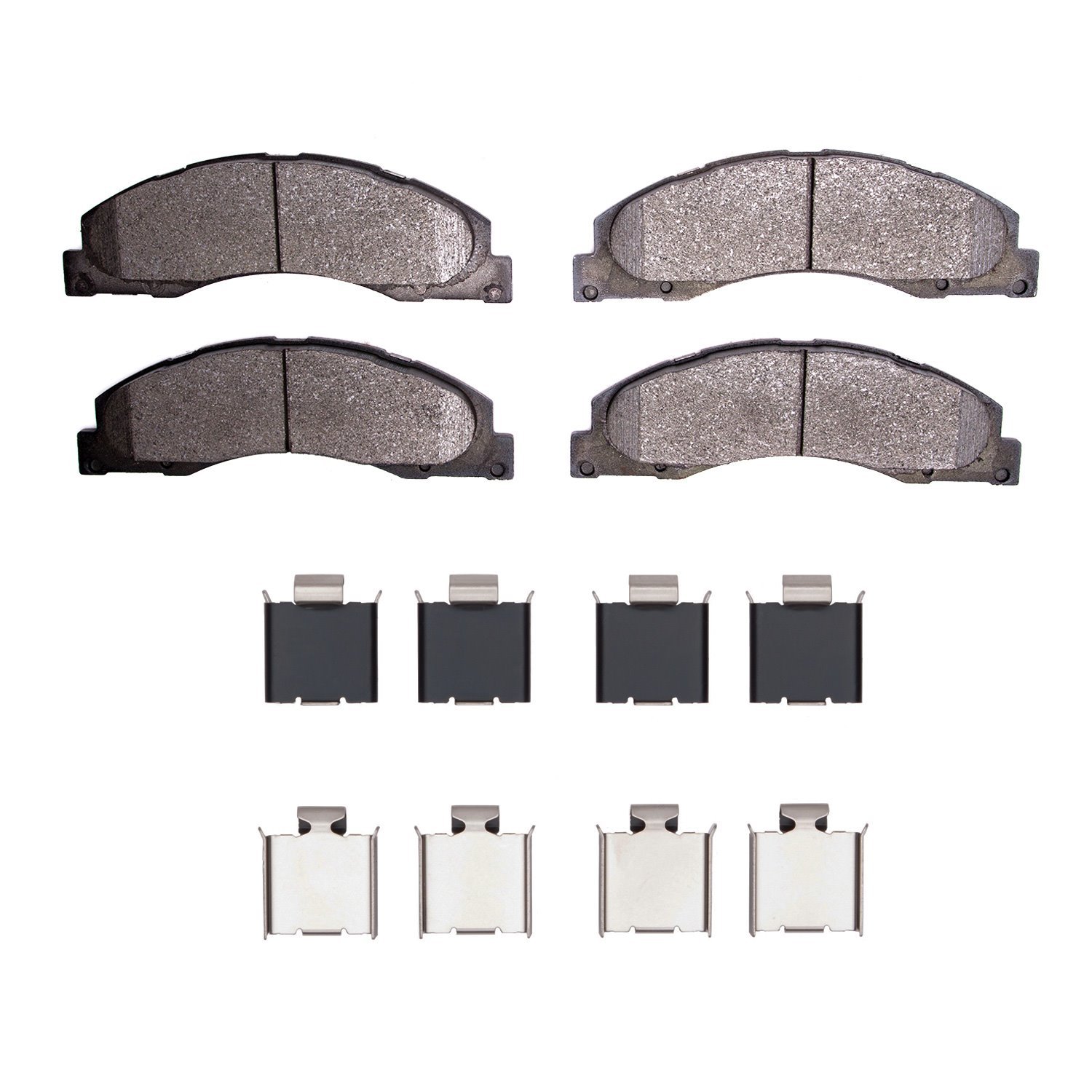 1311-1328-01 3000-Series Semi-Metallic Brake Pads & Hardware Kit, Fits Select Ford/Lincoln/Mercury/Mazda, Position: Front,Fr