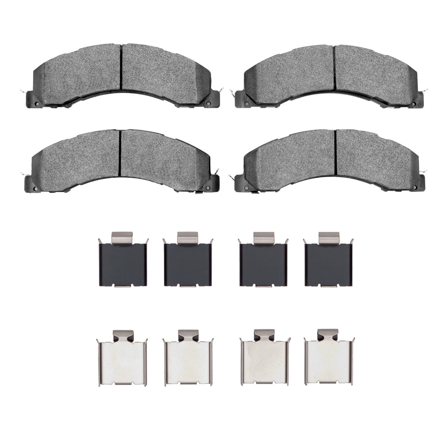 3000-Series Semi-Metallic Brake Pads & Hardware Kit, Fits