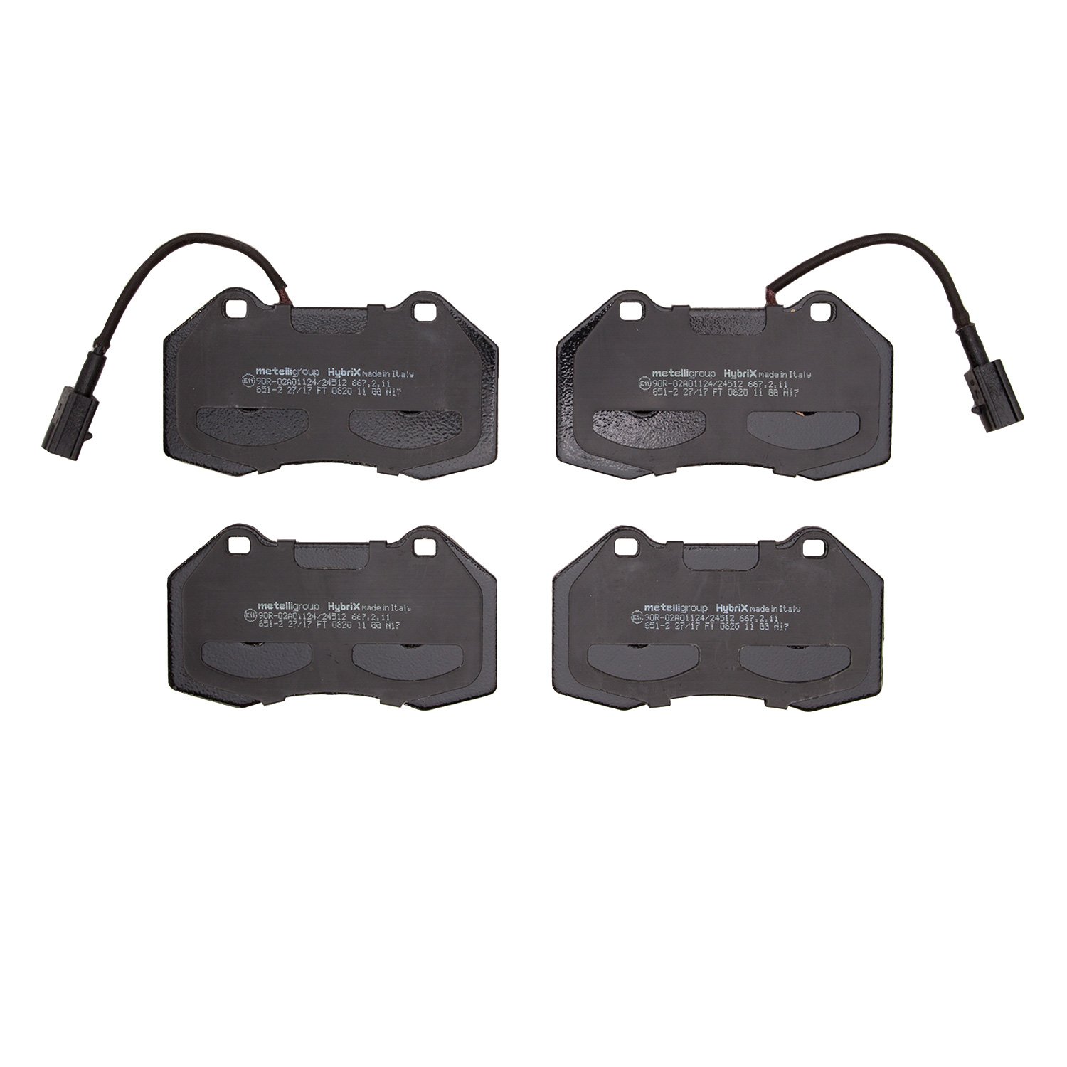 3000-Series Semi-Metallic Brake Pads, 2015-2020 Alfa Romeo