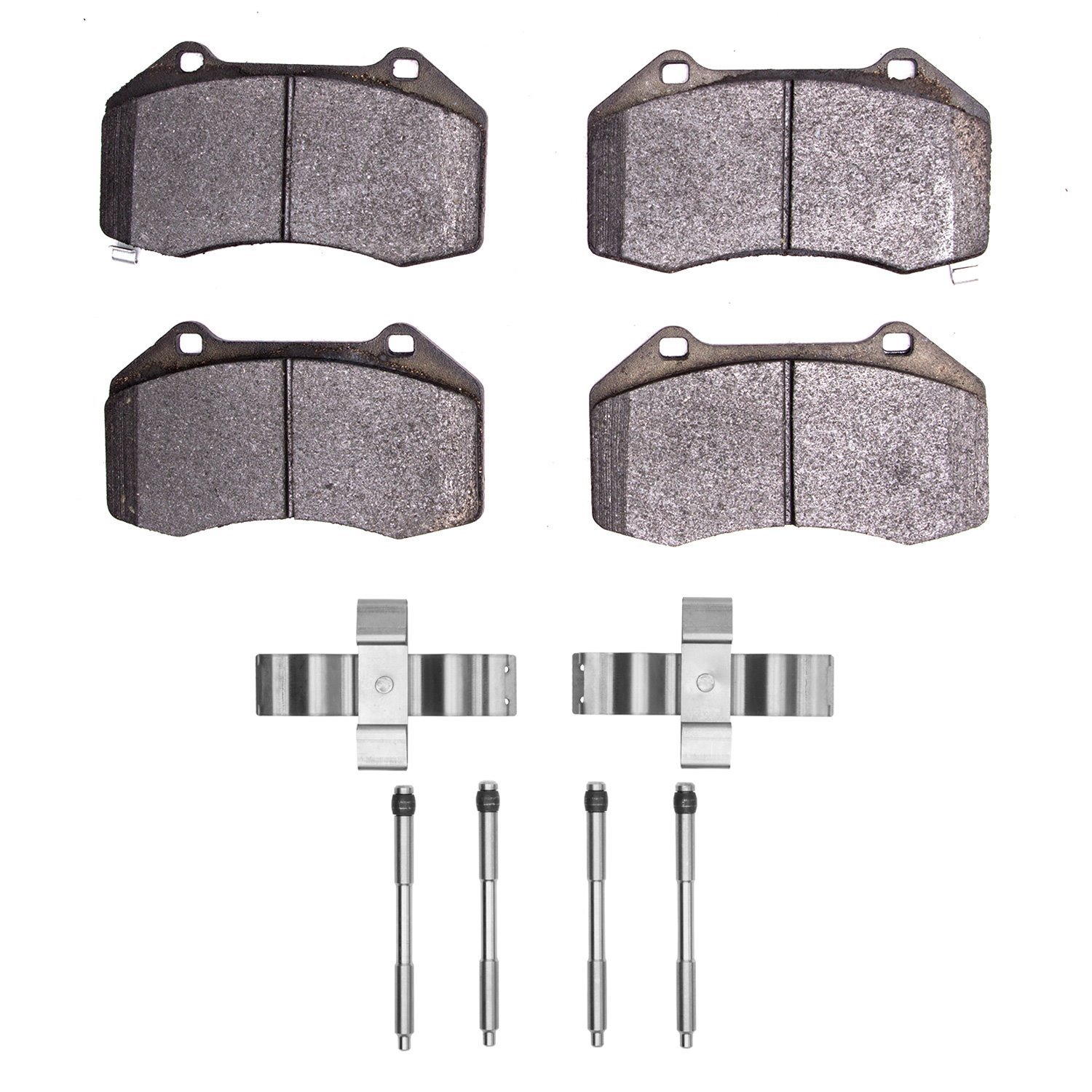 1311-1379-21 3000-Series Semi-Metallic Brake Pads & Hardware Kit, Fits Select Multiple Makes/Models, Position: Front