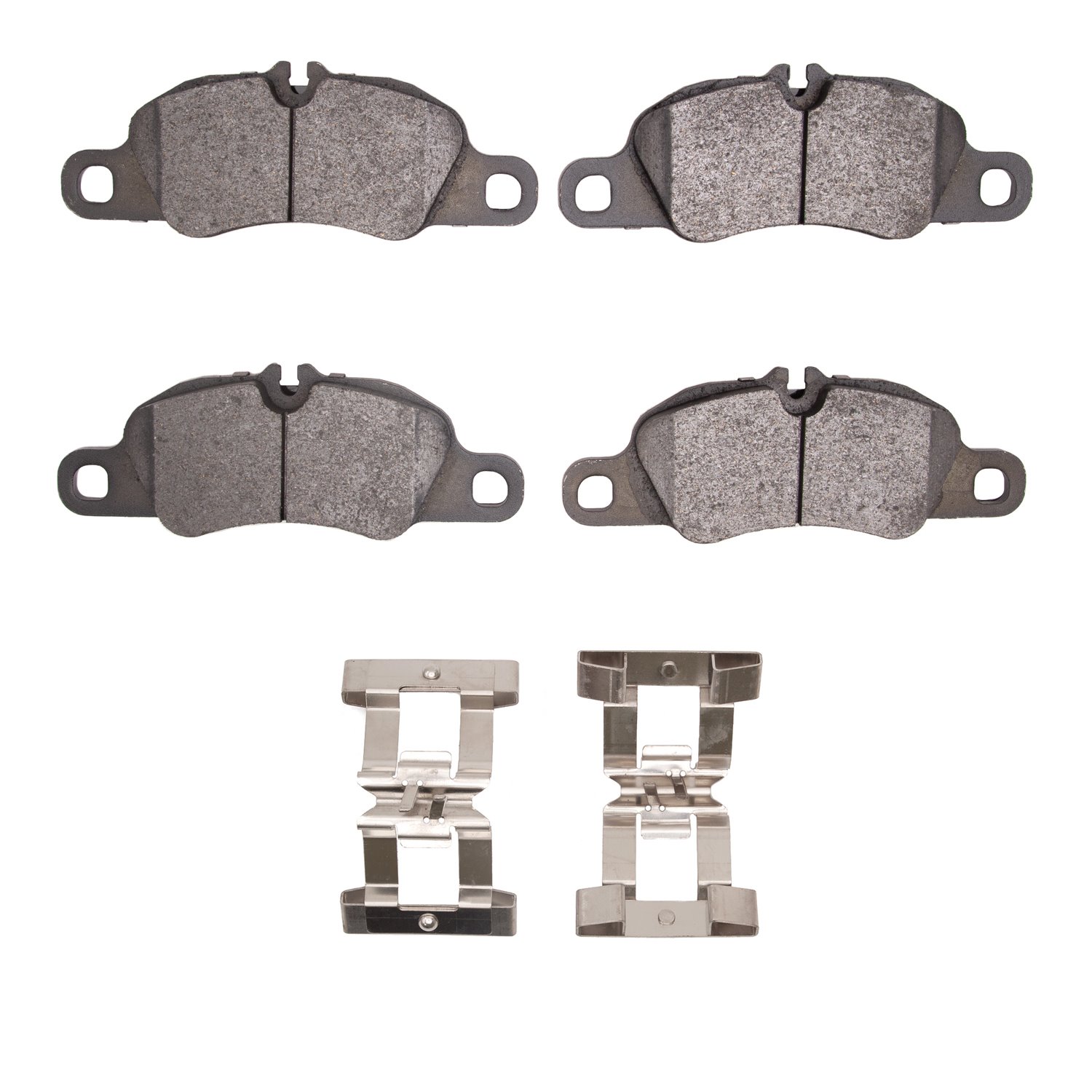 1311-1389-01 3000-Series Semi-Metallic Brake Pads & Hardware Kit, Fits Select Porsche, Position: Front