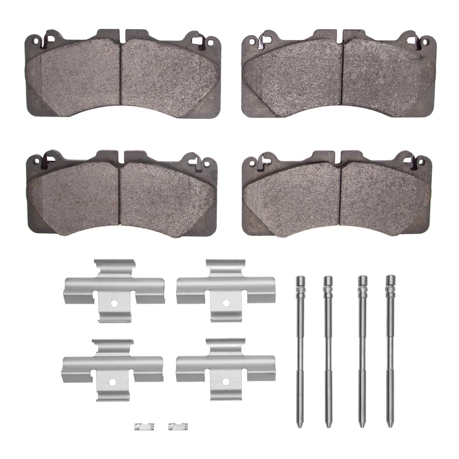 3000-Series Semi-Metallic Brake Pads & Hardware Kit, Fits