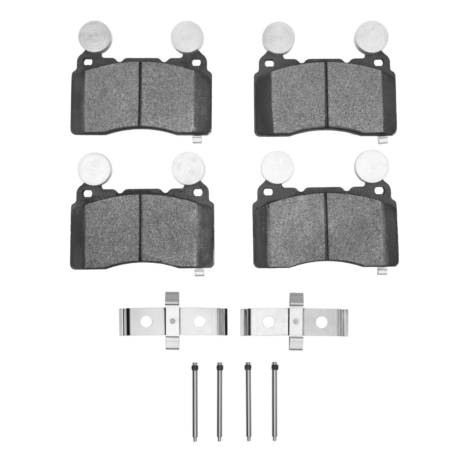 1311-1474-01 3000-Series Semi-Metallic Brake Pads & Hardware Kit, 2010-2015 GM, Position: Front