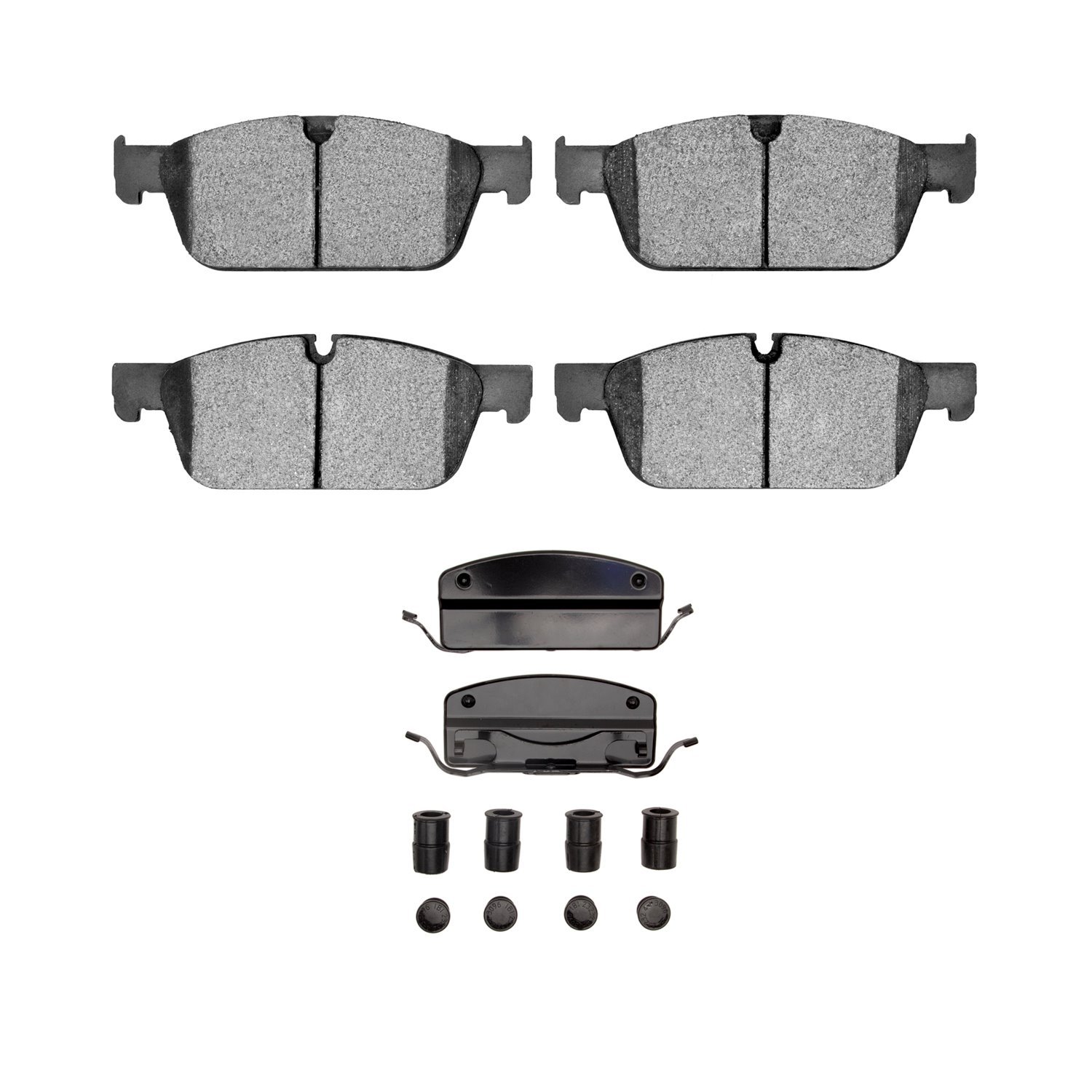 3000-Series Semi-Metallic Brake Pads & Hardware Kit,