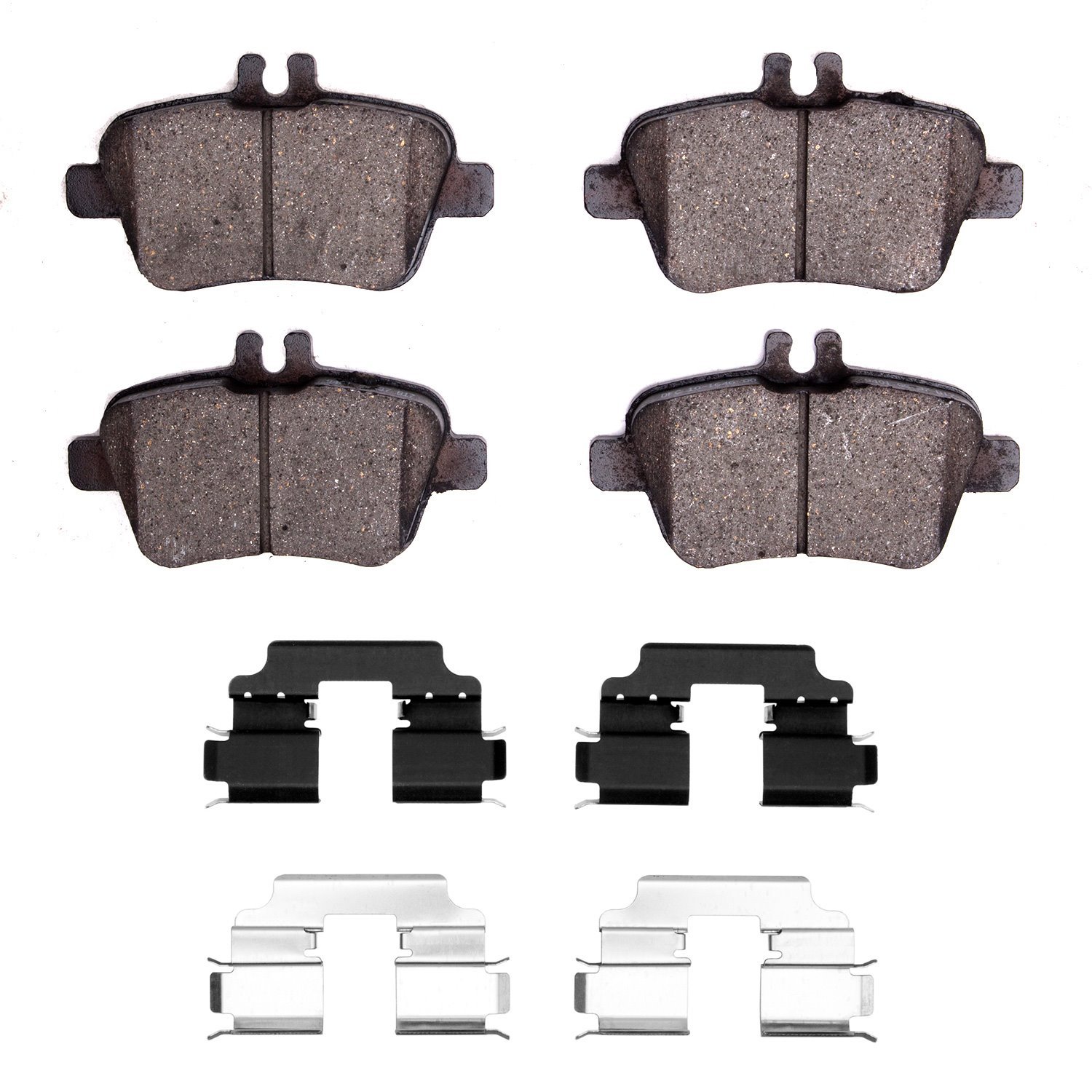 1311-1646-01 3000-Series Semi-Metallic Brake Pads & Hardware Kit, 2012-2020 Multiple Makes/Models, Position: Rear