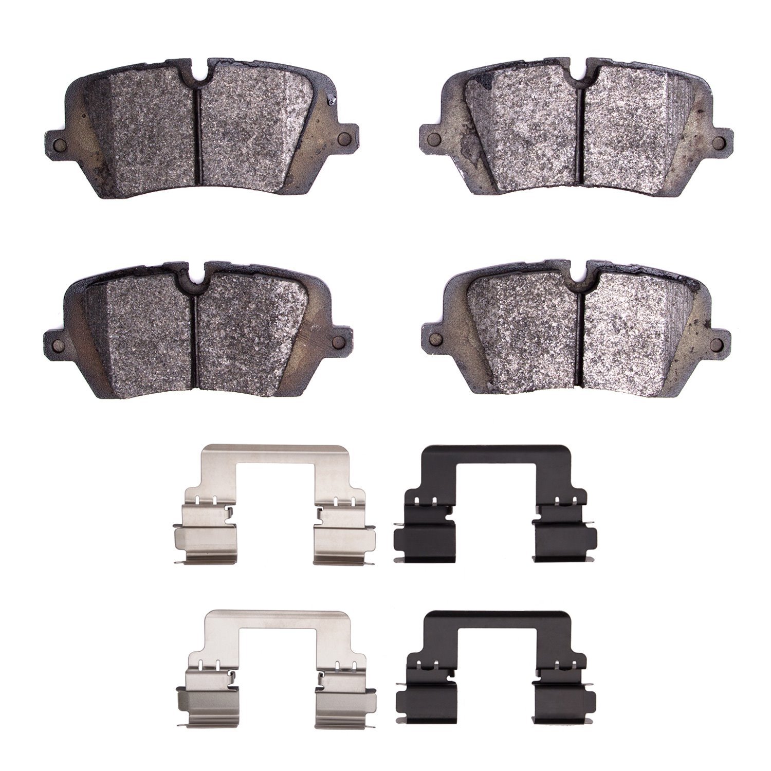 1311-1692-01 3000-Series Semi-Metallic Brake Pads & Hardware Kit, Fits Select Land Rover, Position: Rear