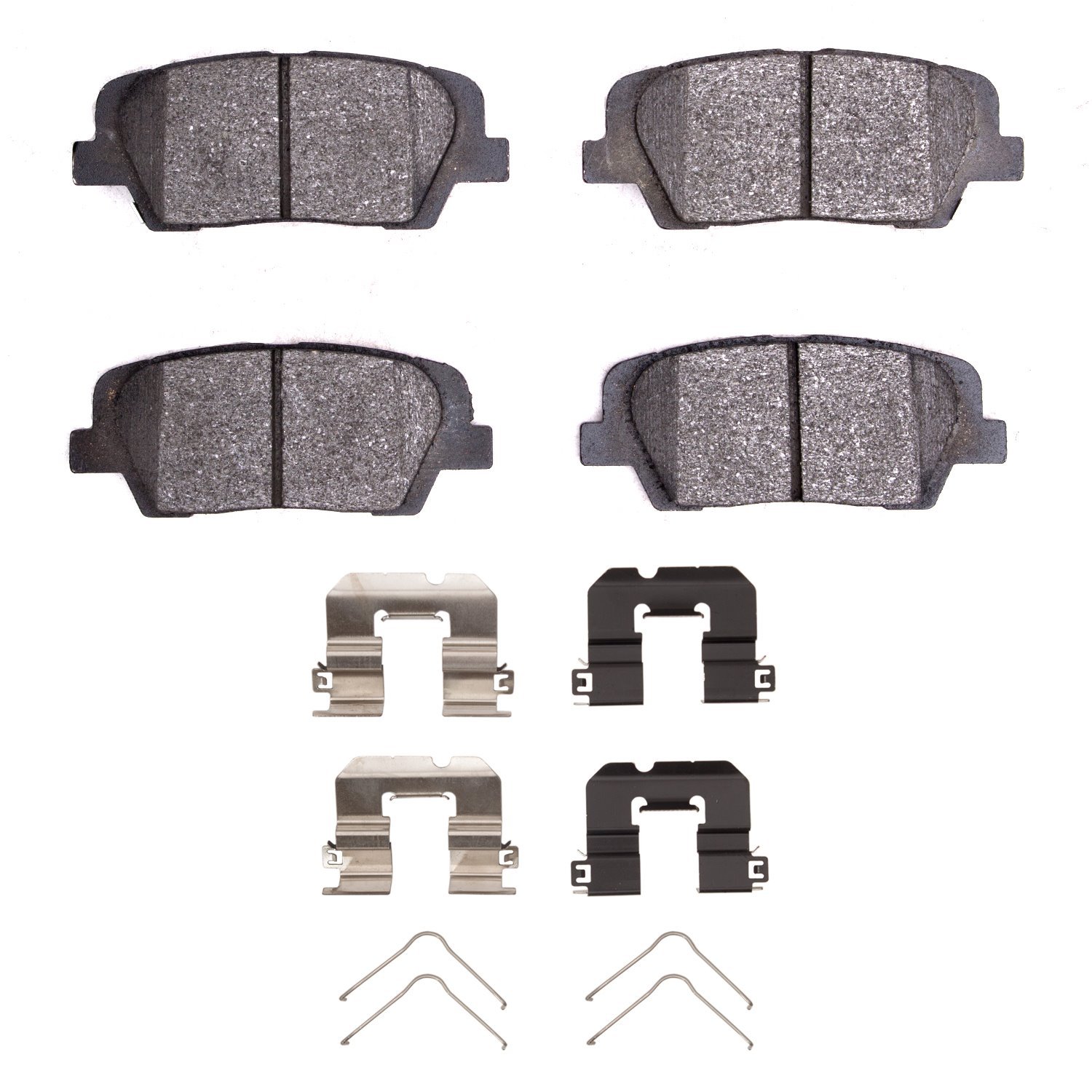 3000-Series Semi-Metallic Brake Pads & Hardware Kit, Fits