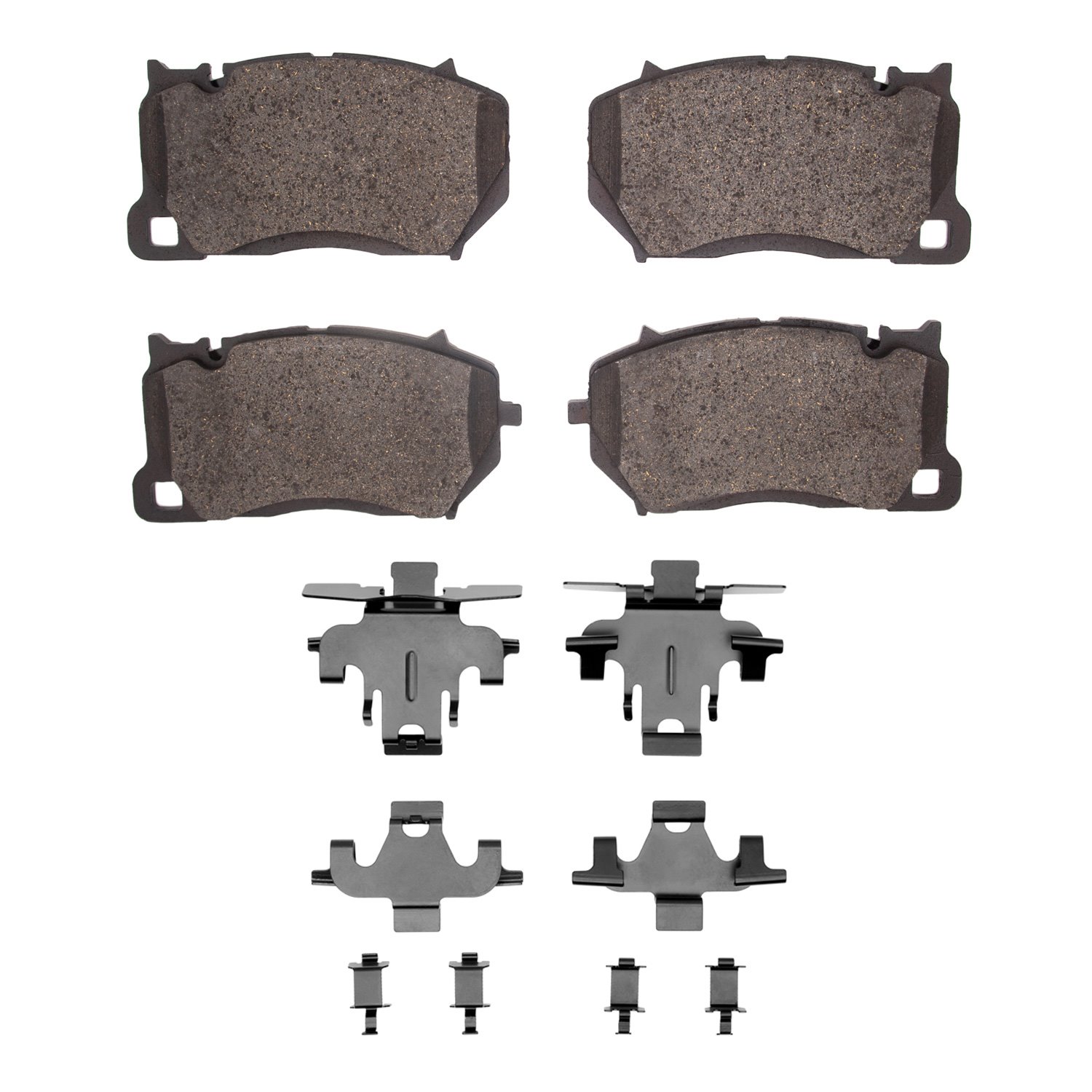 1311-1899-11 3000-Series Semi-Metallic Brake Pads & Hardware Kit, 2019-2021 Porsche, Position: Front