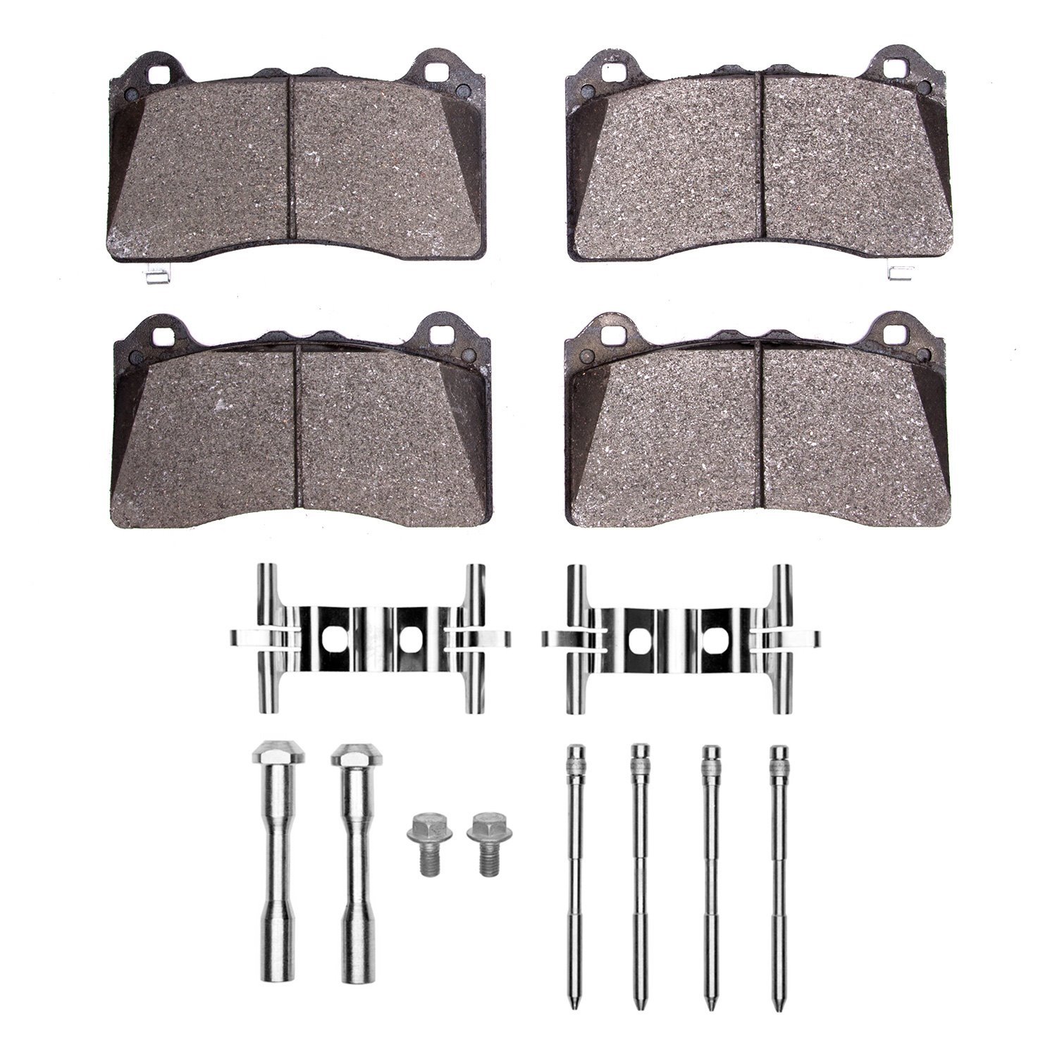 1311-1977-01 3000-Series Semi-Metallic Brake Pads & Hardware Kit, 2016-2018 Ford/Lincoln/Mercury/Mazda, Position: Front