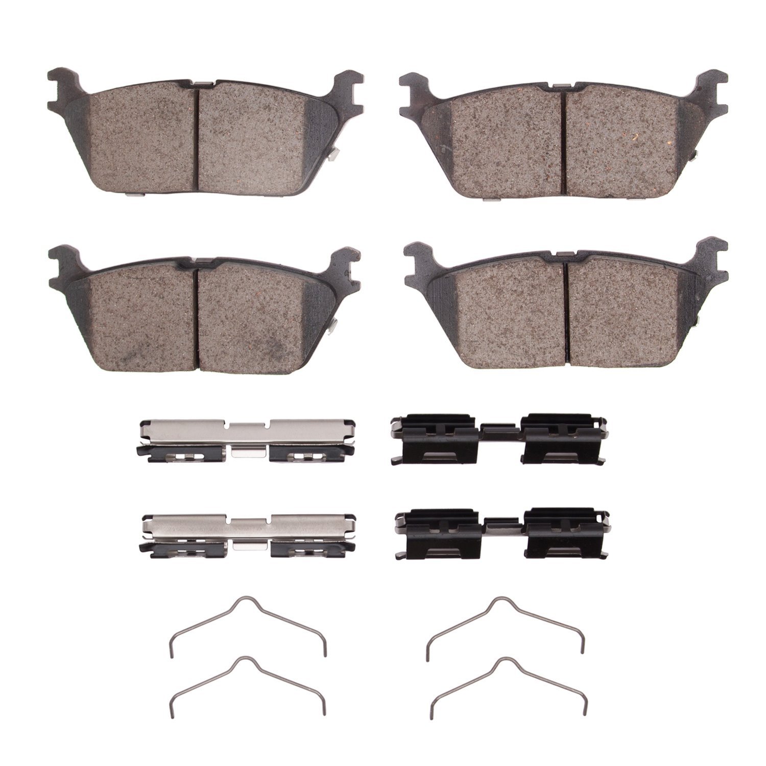 1400-2169-01 Ultimate-Duty Brake Pads & Hardware Kit, Fits Select Mopar, Position: Rear