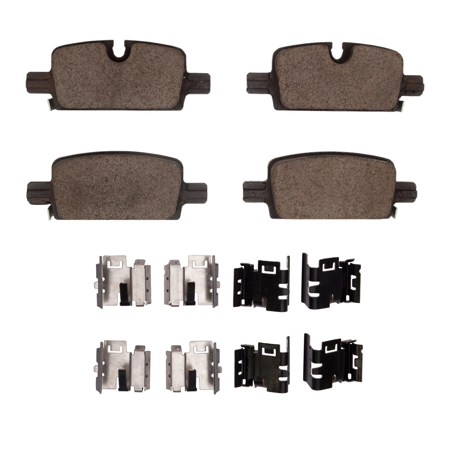 1400-2174-01 Ultimate-Duty Brake Pads & Hardware Kit, Fits Select Multiple Makes/Models, Position: Rear,Rr